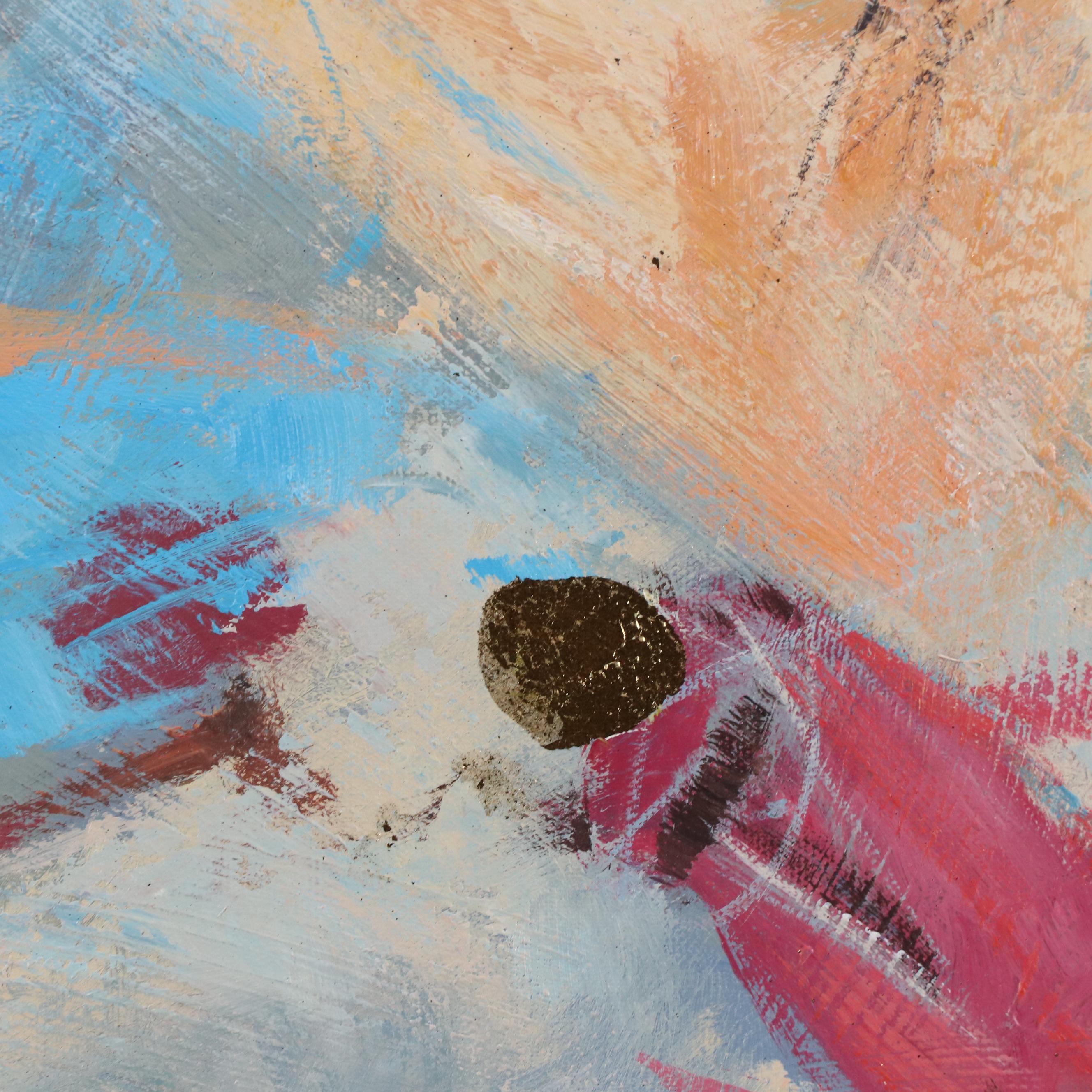 Bing Abstract Expressionistic Style Oil Painting, 21st Century