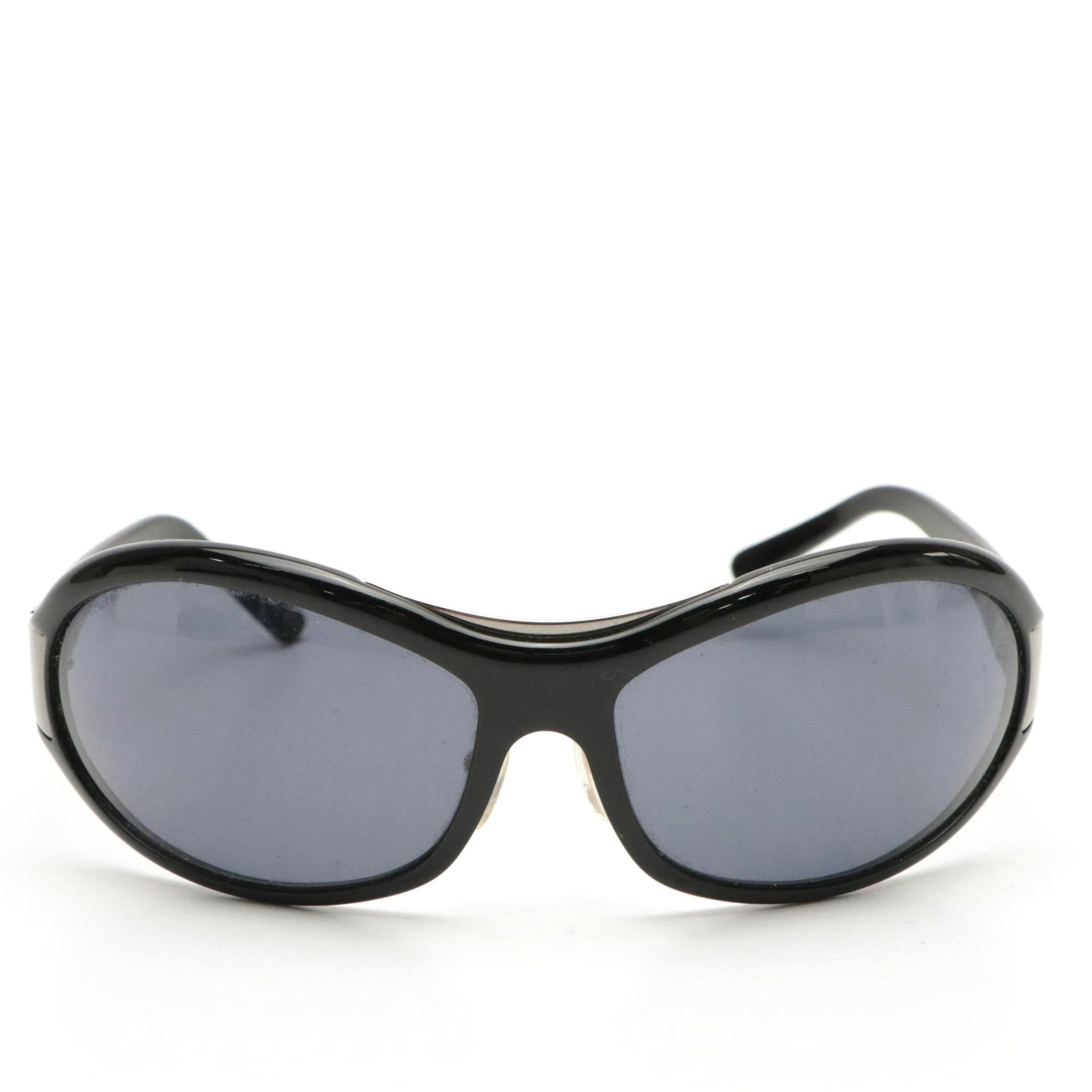 Prada SPR10G Wrap Sunglasses with Case