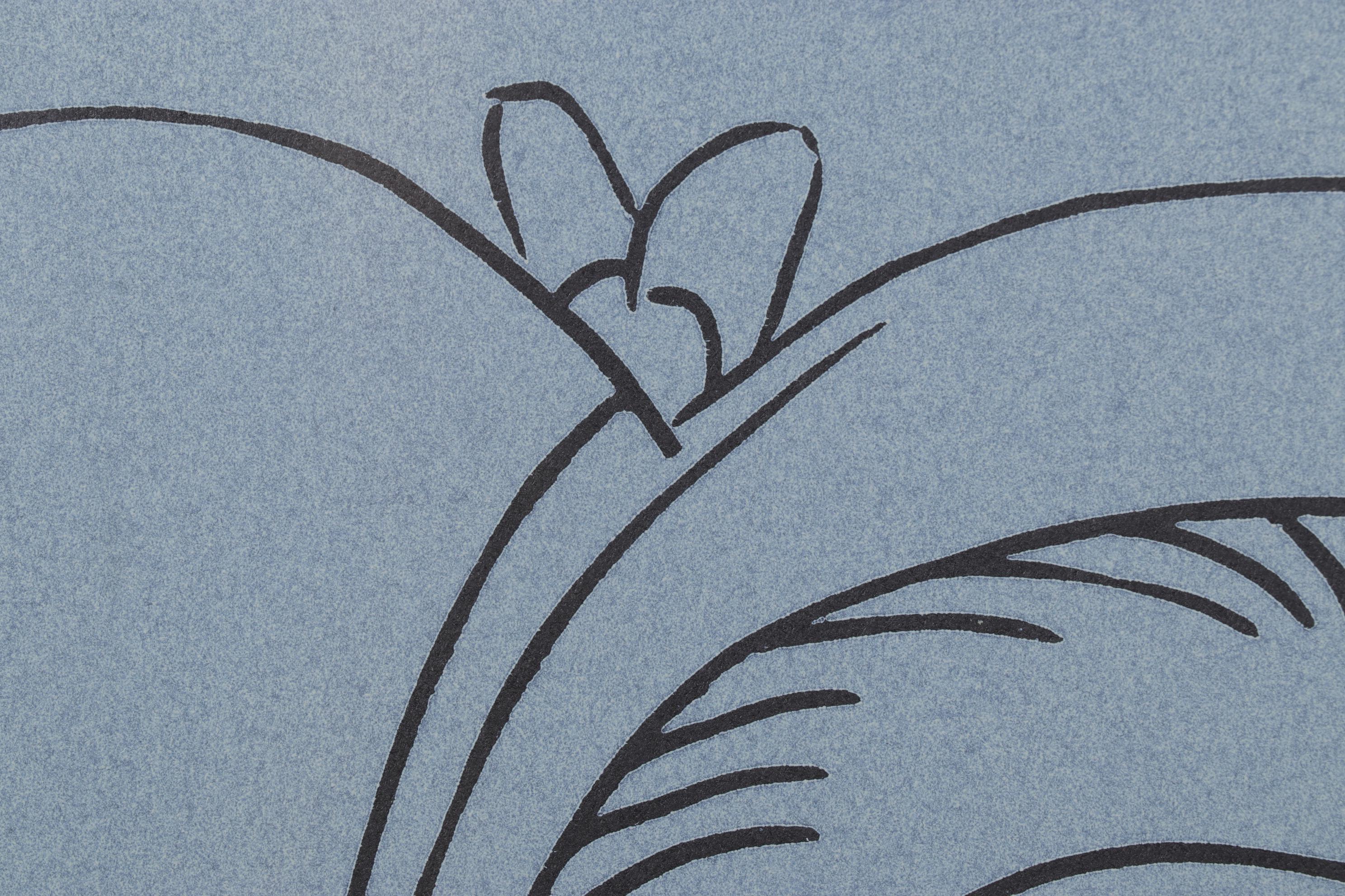 Pablo Picasso Linocut "Woman's Head Resting on Her Elbows" 1962