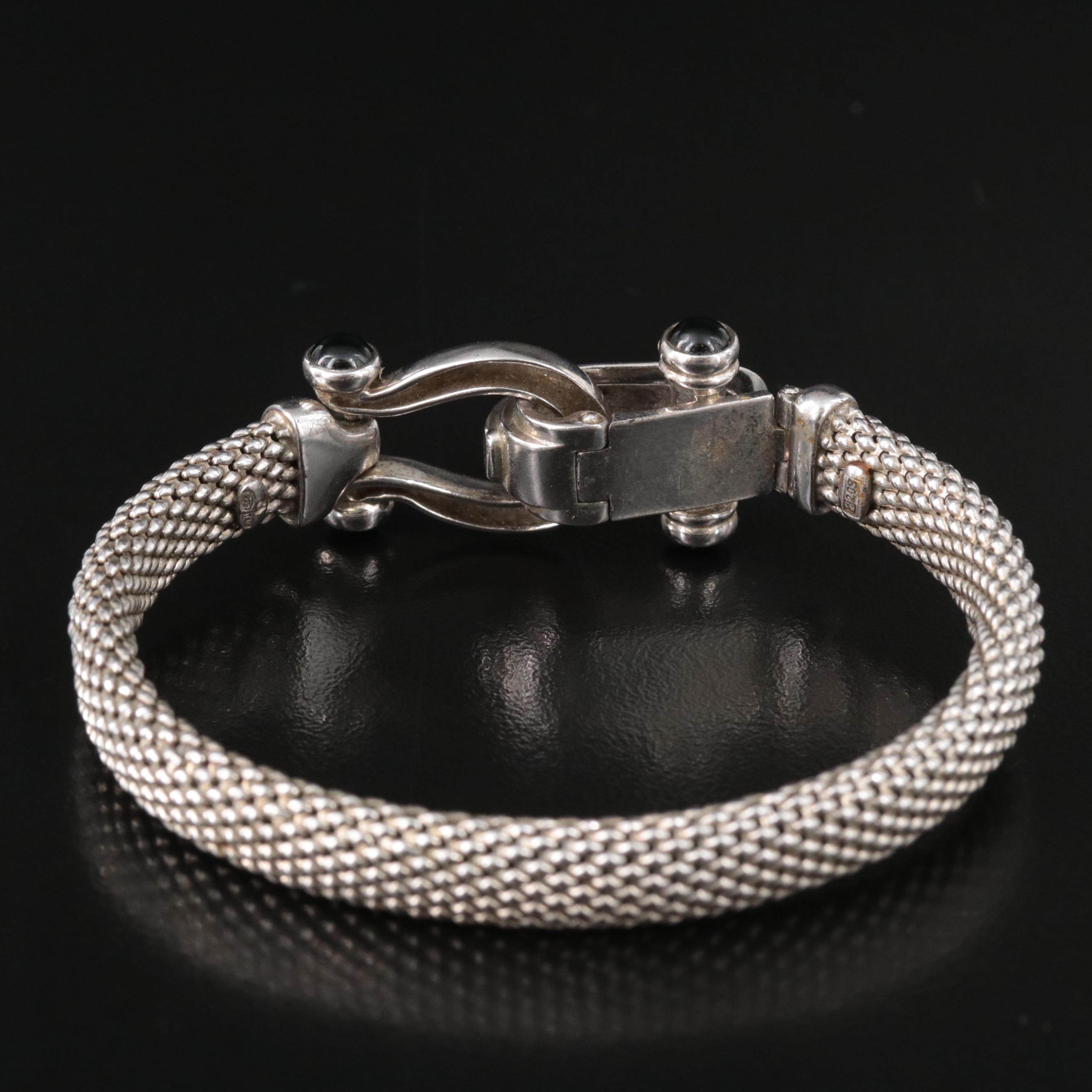 Sterling Black Onyx Bracelet