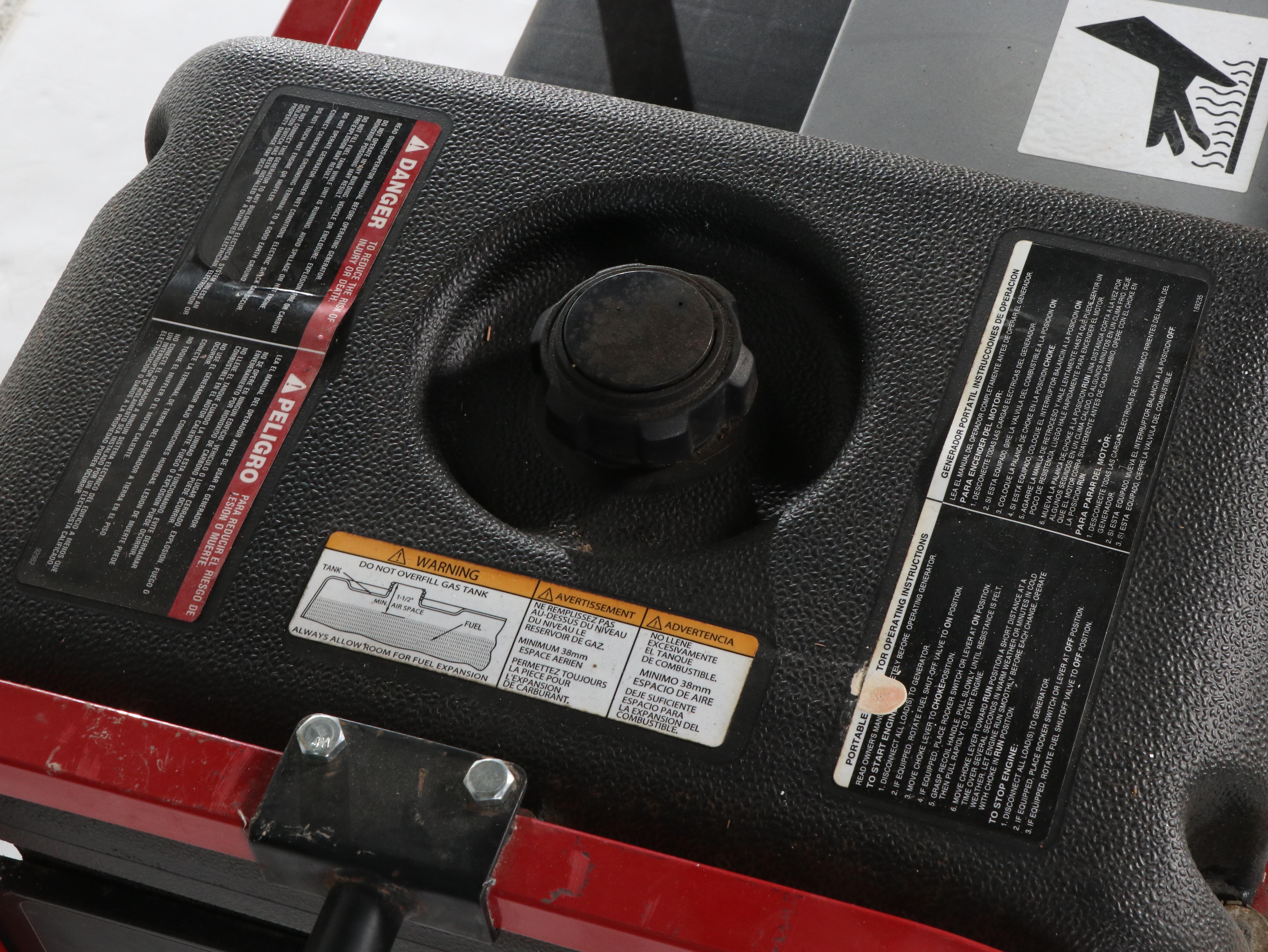 Generac 5000 Portable Gas Powered Generator