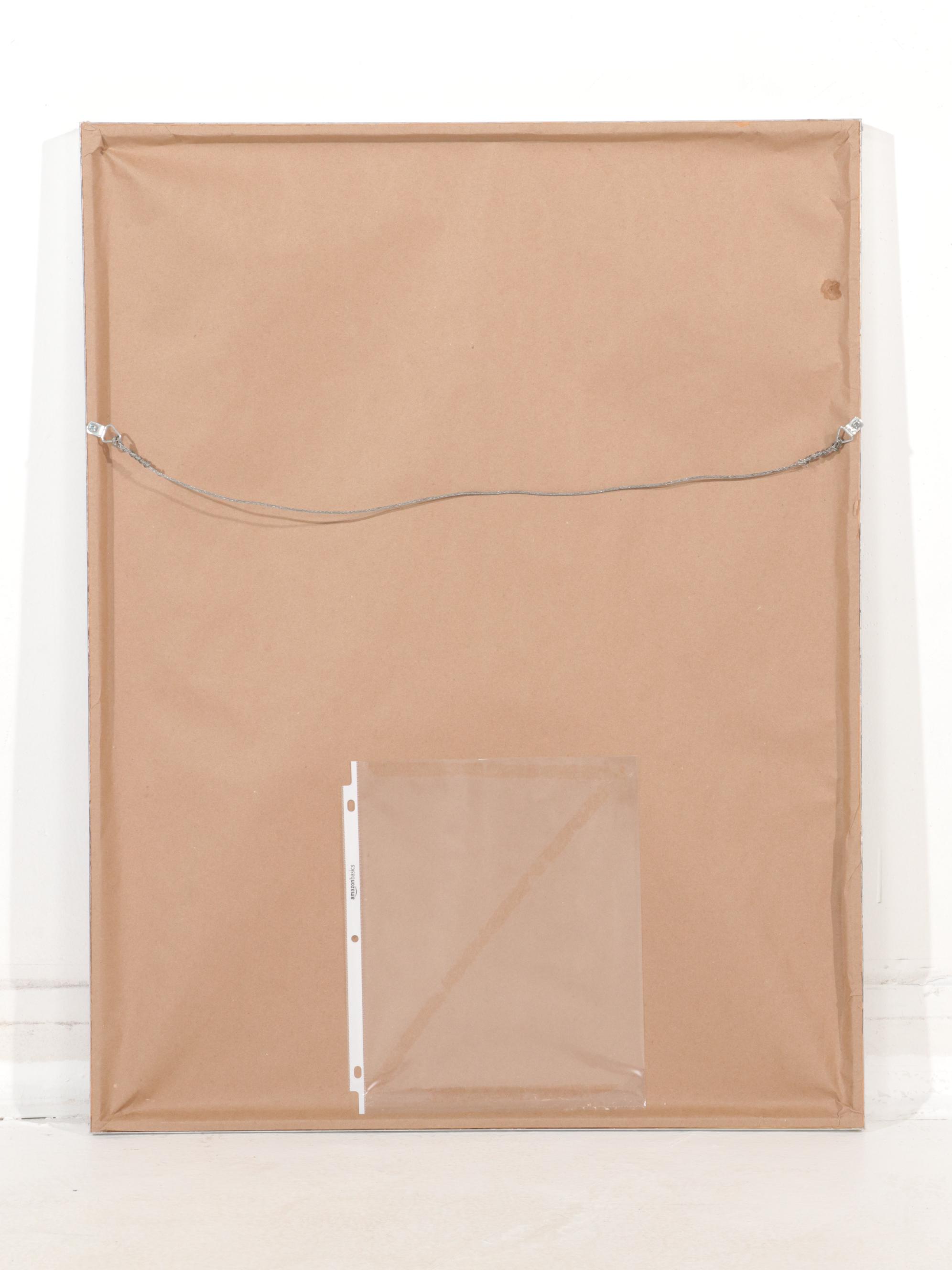 Peter Max Serigraph "Man In Chair," 1974