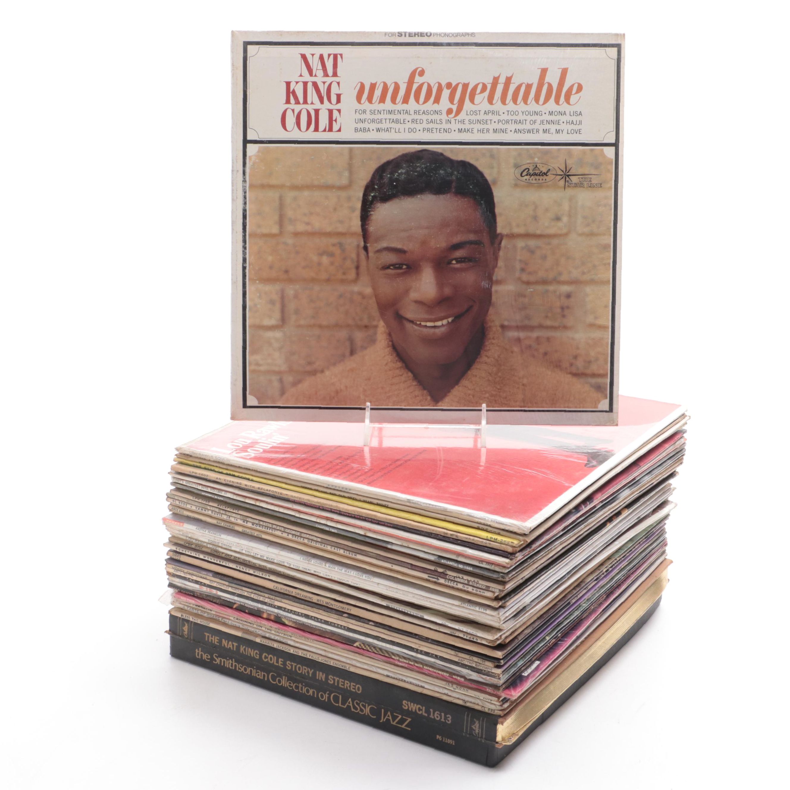 Roberta Flack, Nat King Cole, Pearl Bailey, Ahmad Jamal Trio, More Vinyl Records