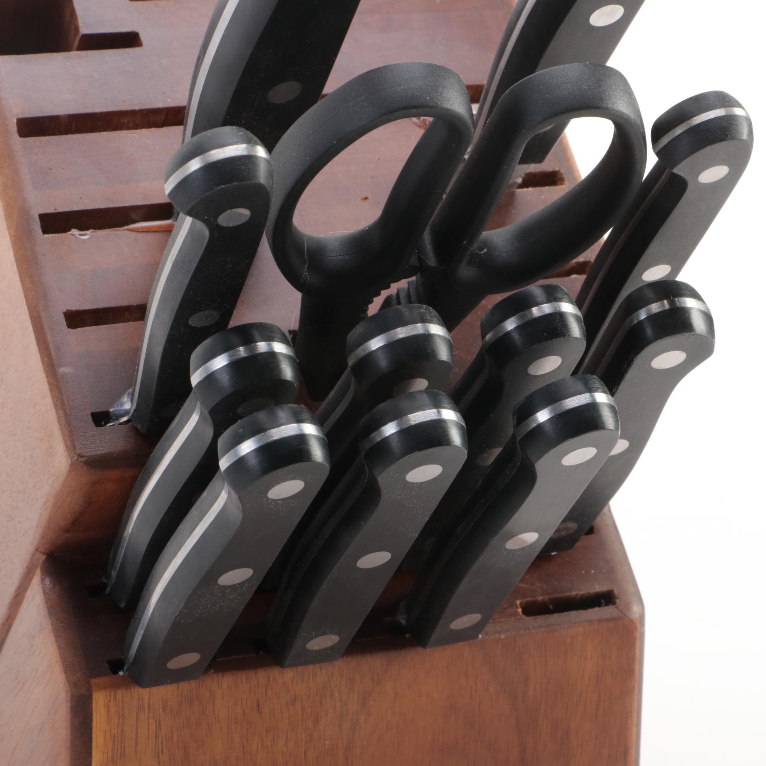 Henckels Zwilling Knife Set with Block