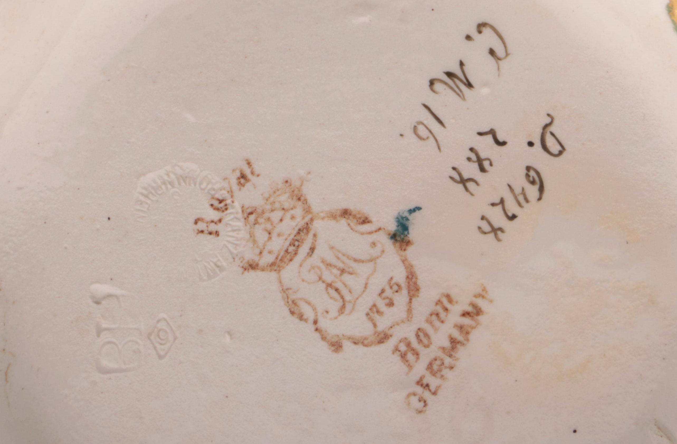 Royal Bonn Porcelain Vase and Morimura Gumi Pitcher, Late 19th/Early 20th C.