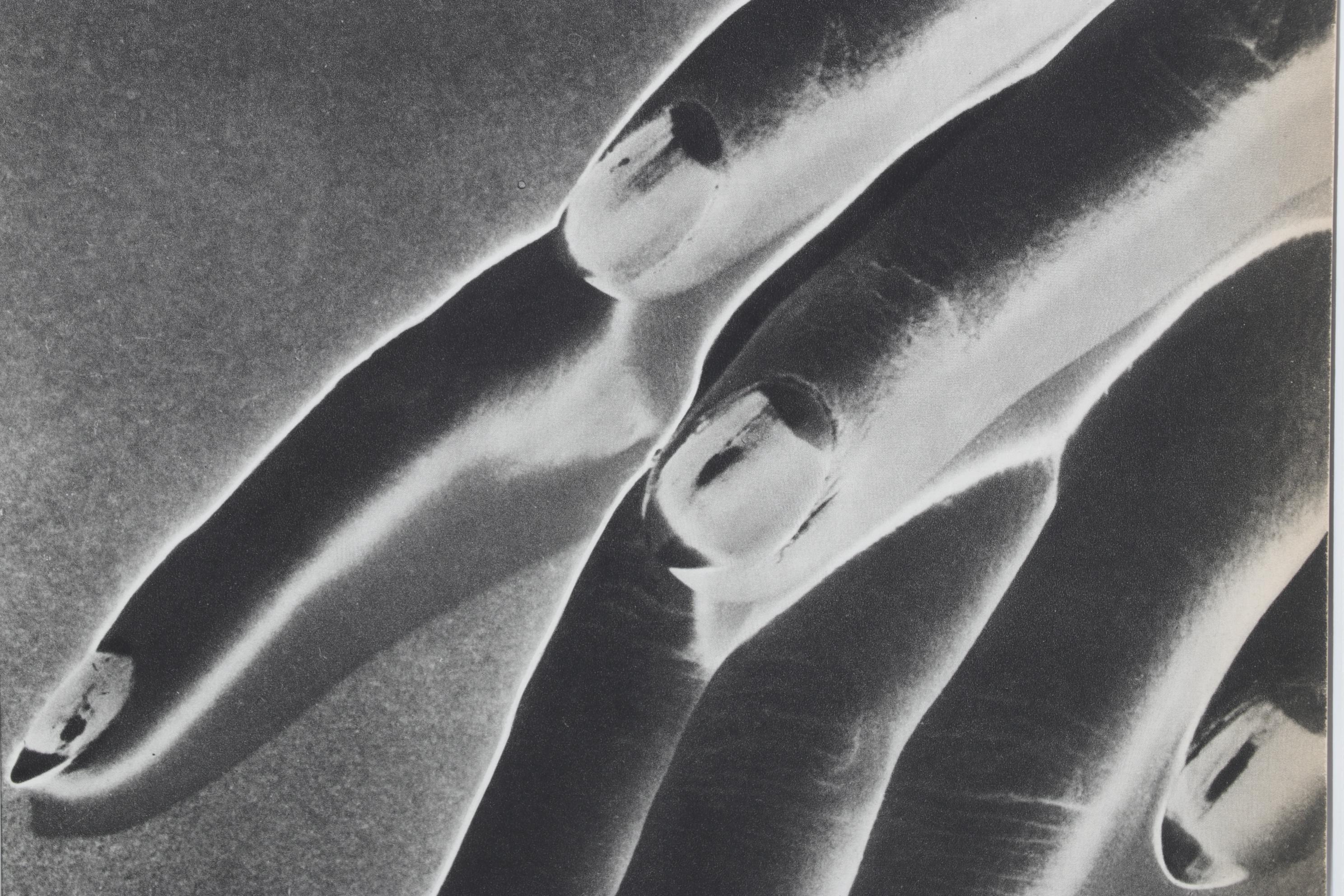 Man Ray Solarized Photogravure "Study Of Hands," 1934