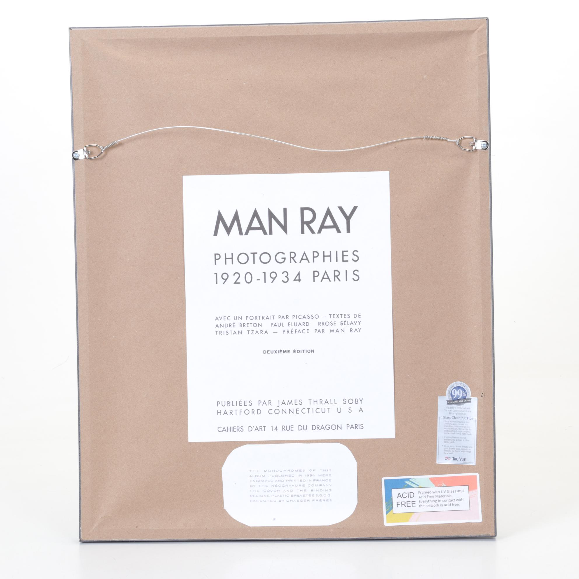 Man Ray Solarized Photogravure "Study Of Hands," 1934