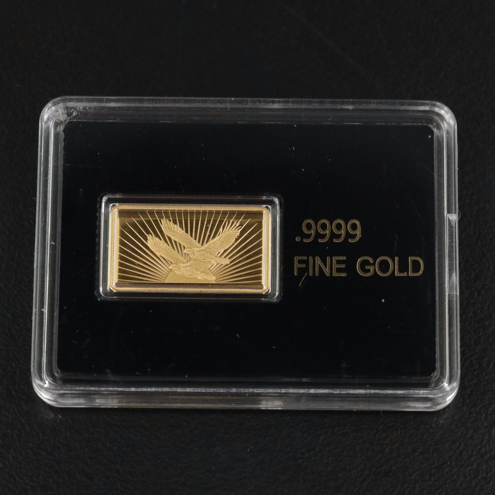 One Gram Bar of .9999 Gold