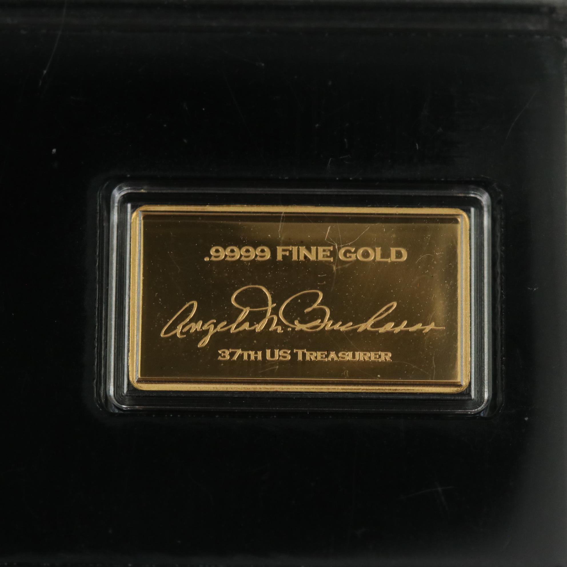One Gram Bar of .9999 Gold