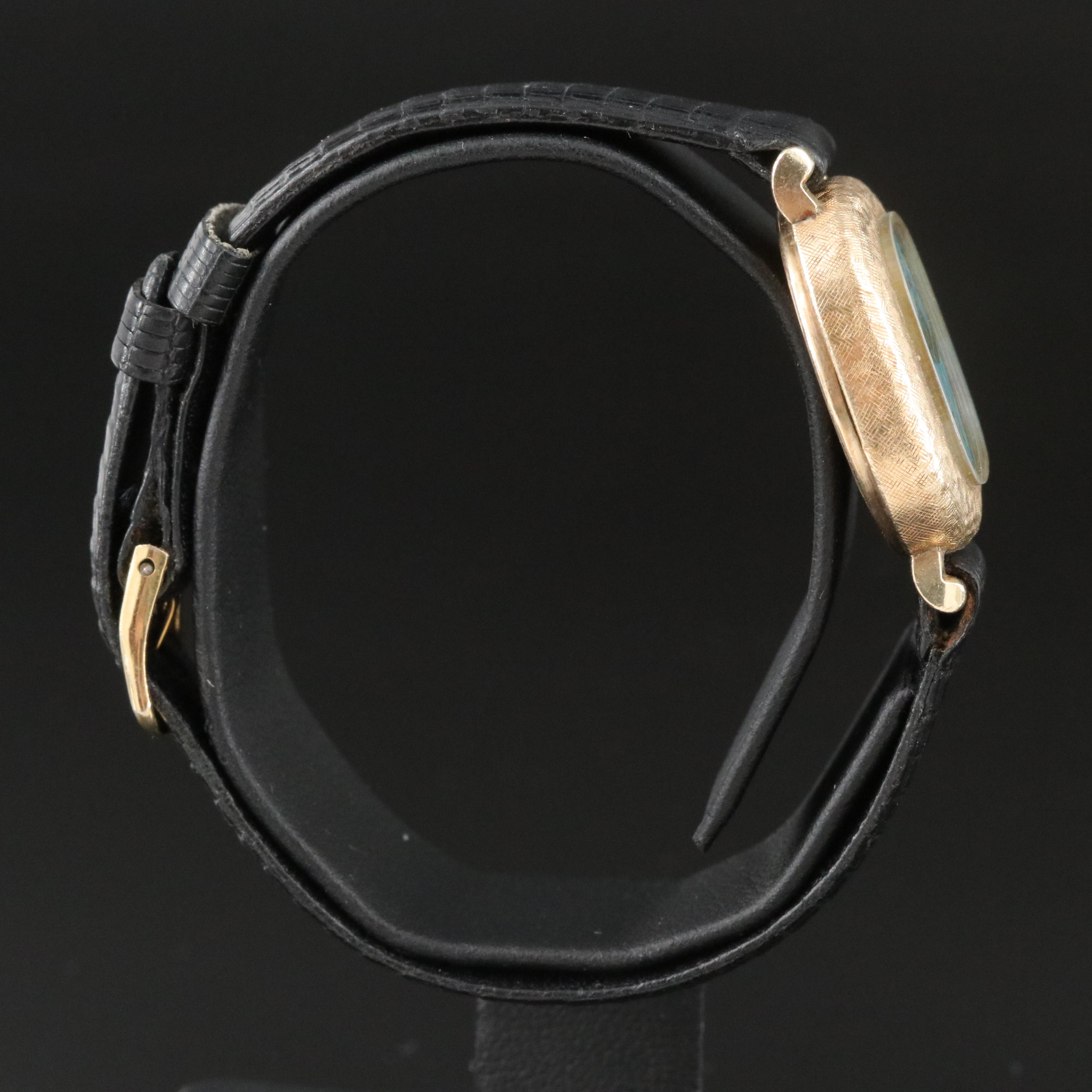 Omega Mosaic Opal Dial Stem Wind Watch