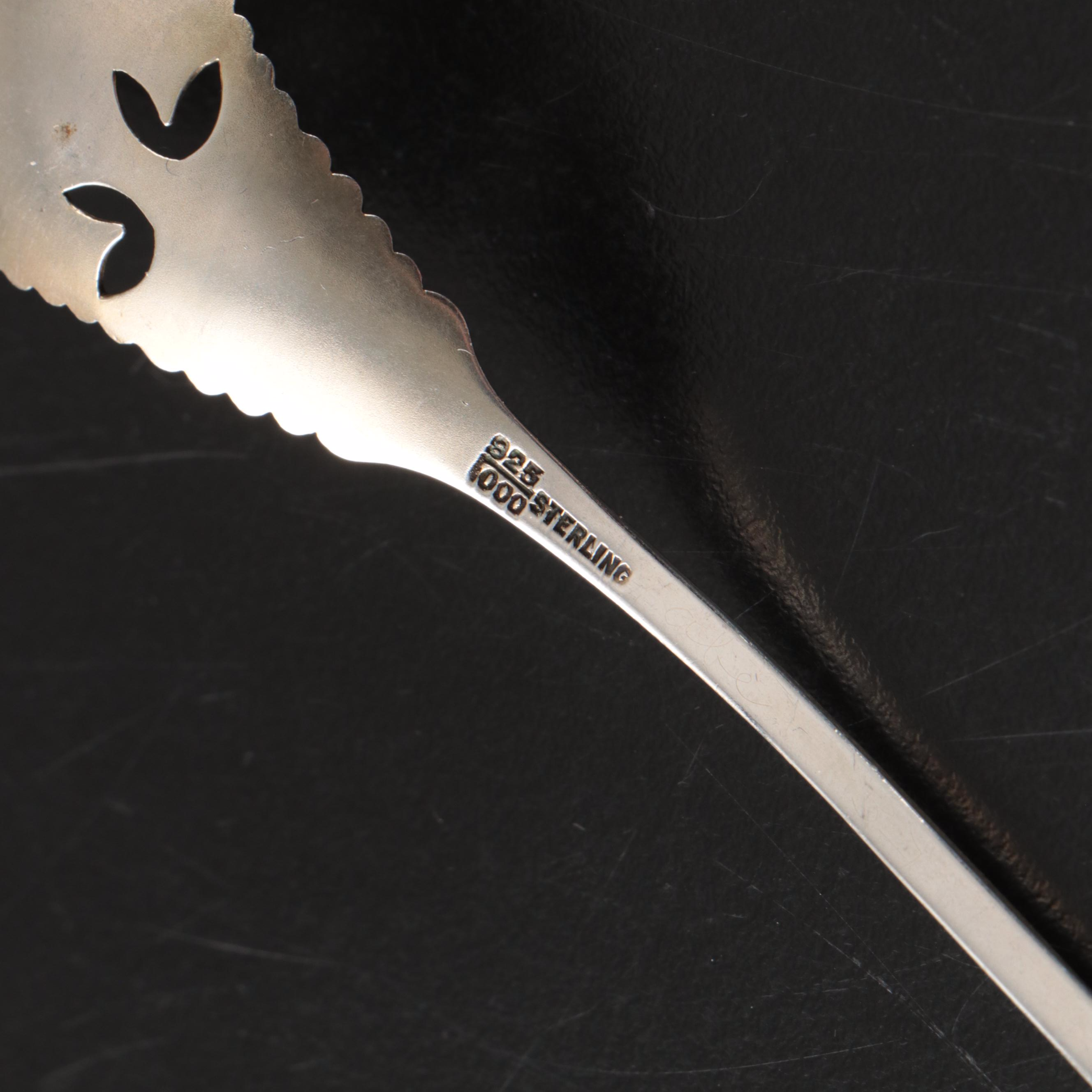 Towle "Canterbury" Sterling Silver Jelly Knife with Other Sterling Serveware