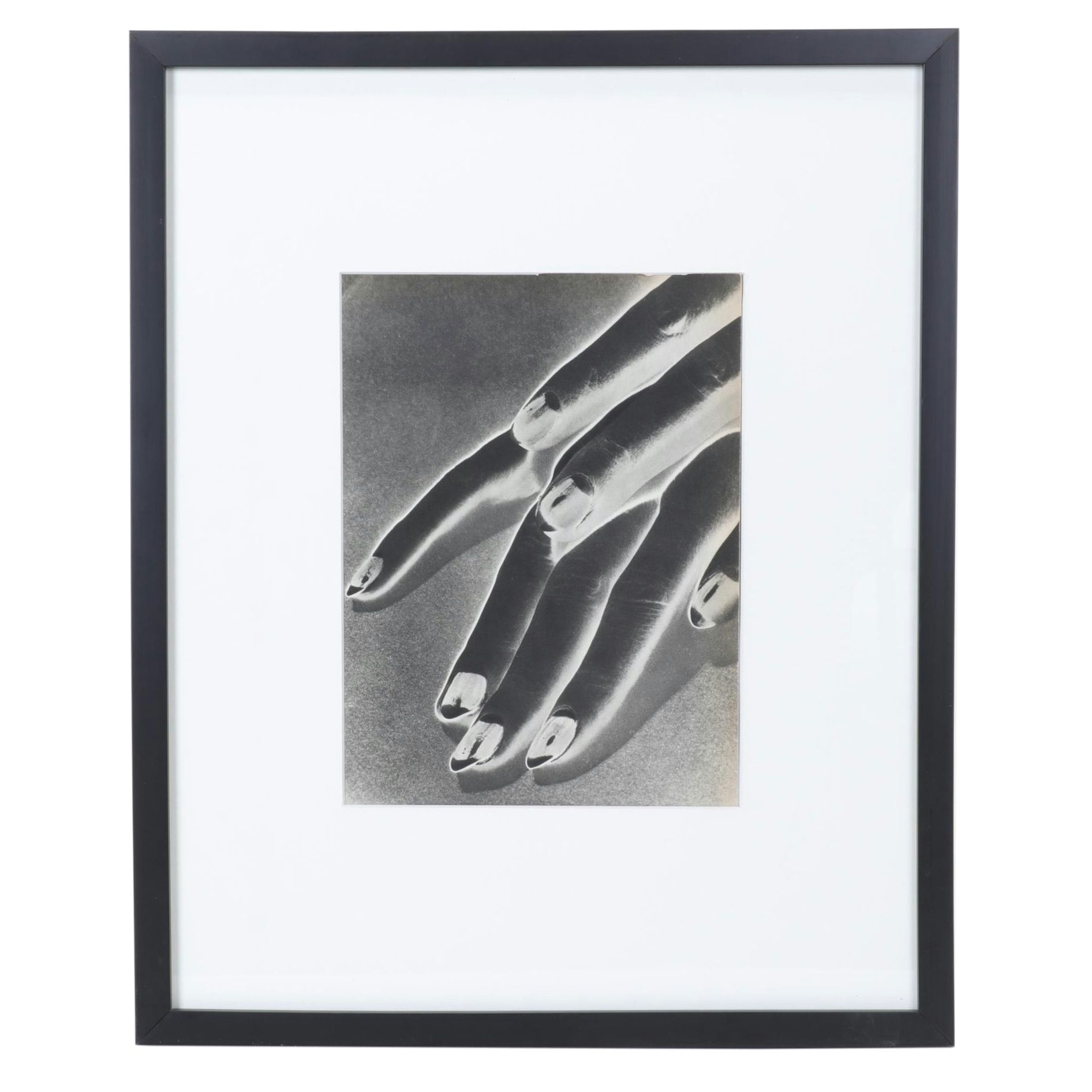 Man Ray Solarized Photogravure "Study Of Hands," 1934