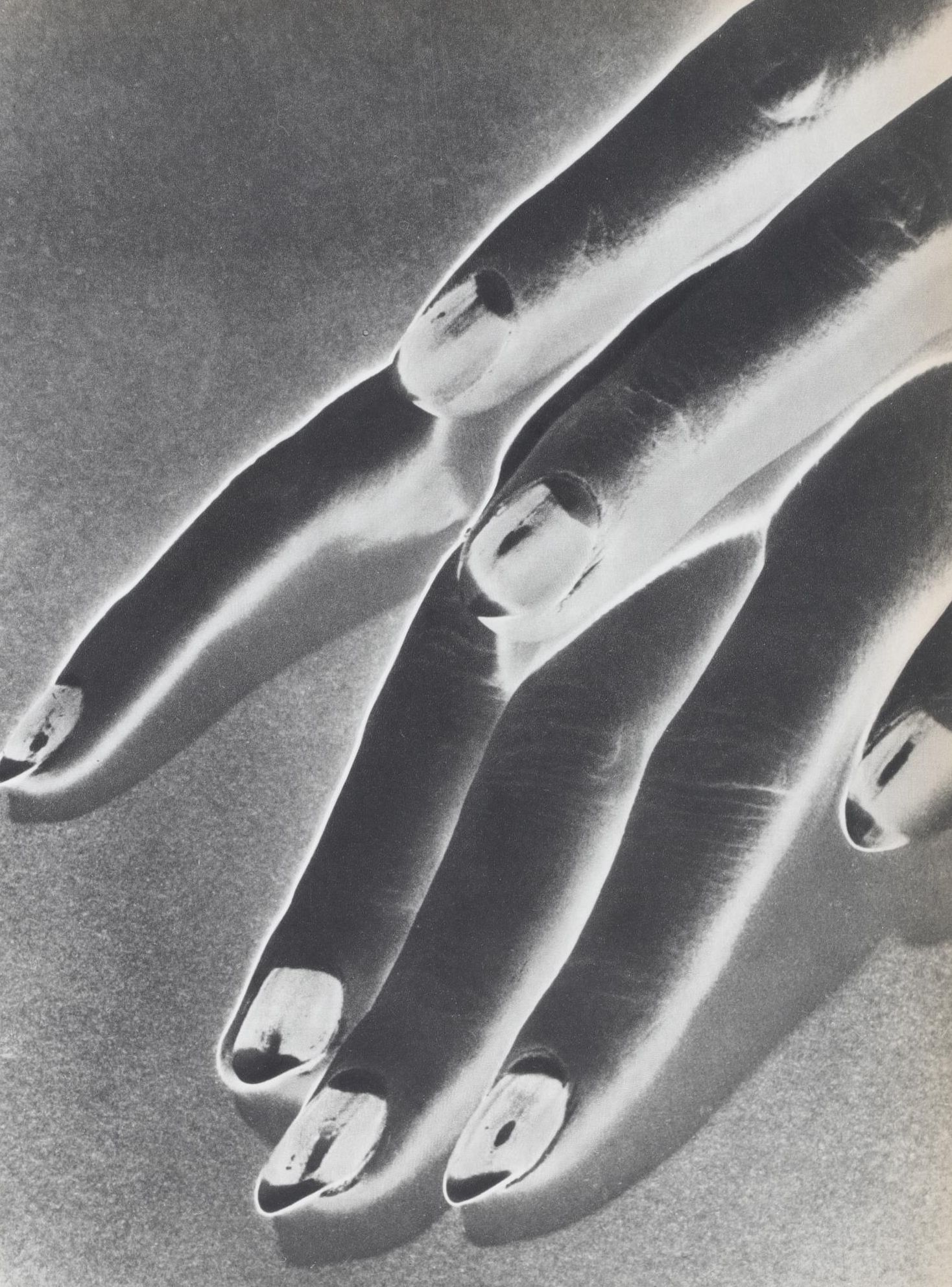 Man Ray Solarized Photogravure "Study Of Hands," 1934