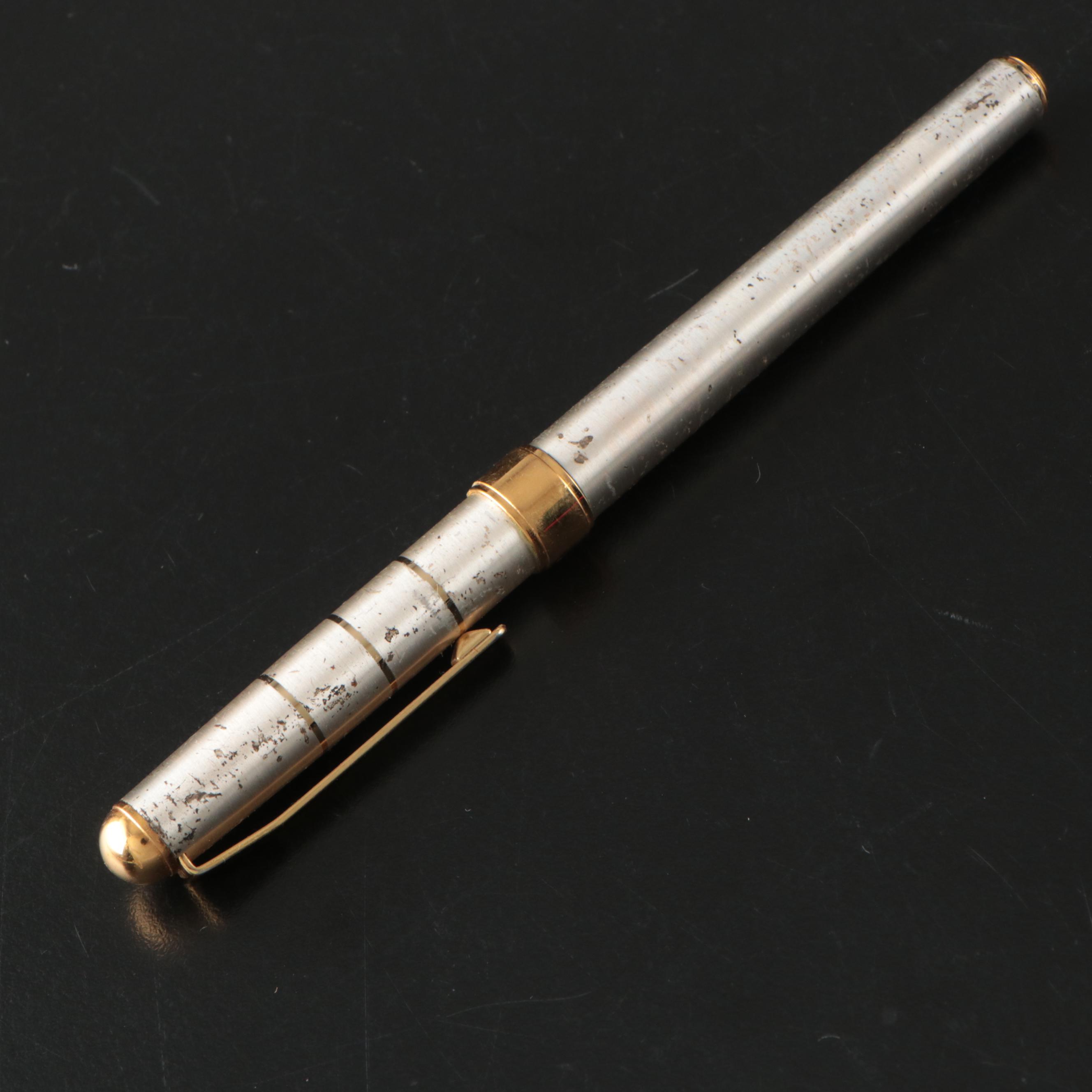 Givenchy Ballpoint Pen with Yves Saint Laurent and Other Fountain Pens