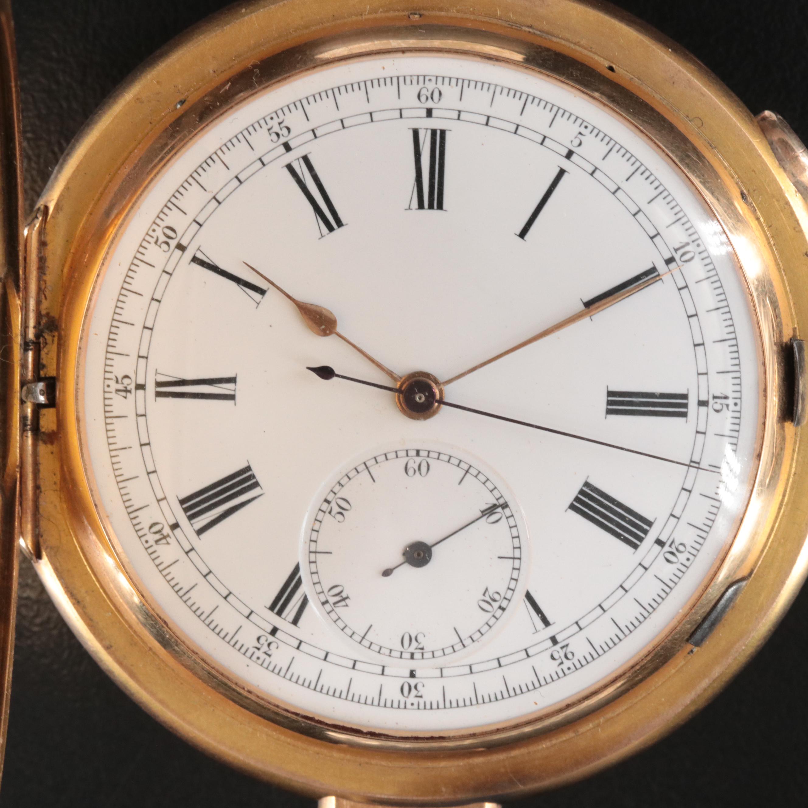 1904 Angelus Minute Repeater 18K Gold Pocket Watch