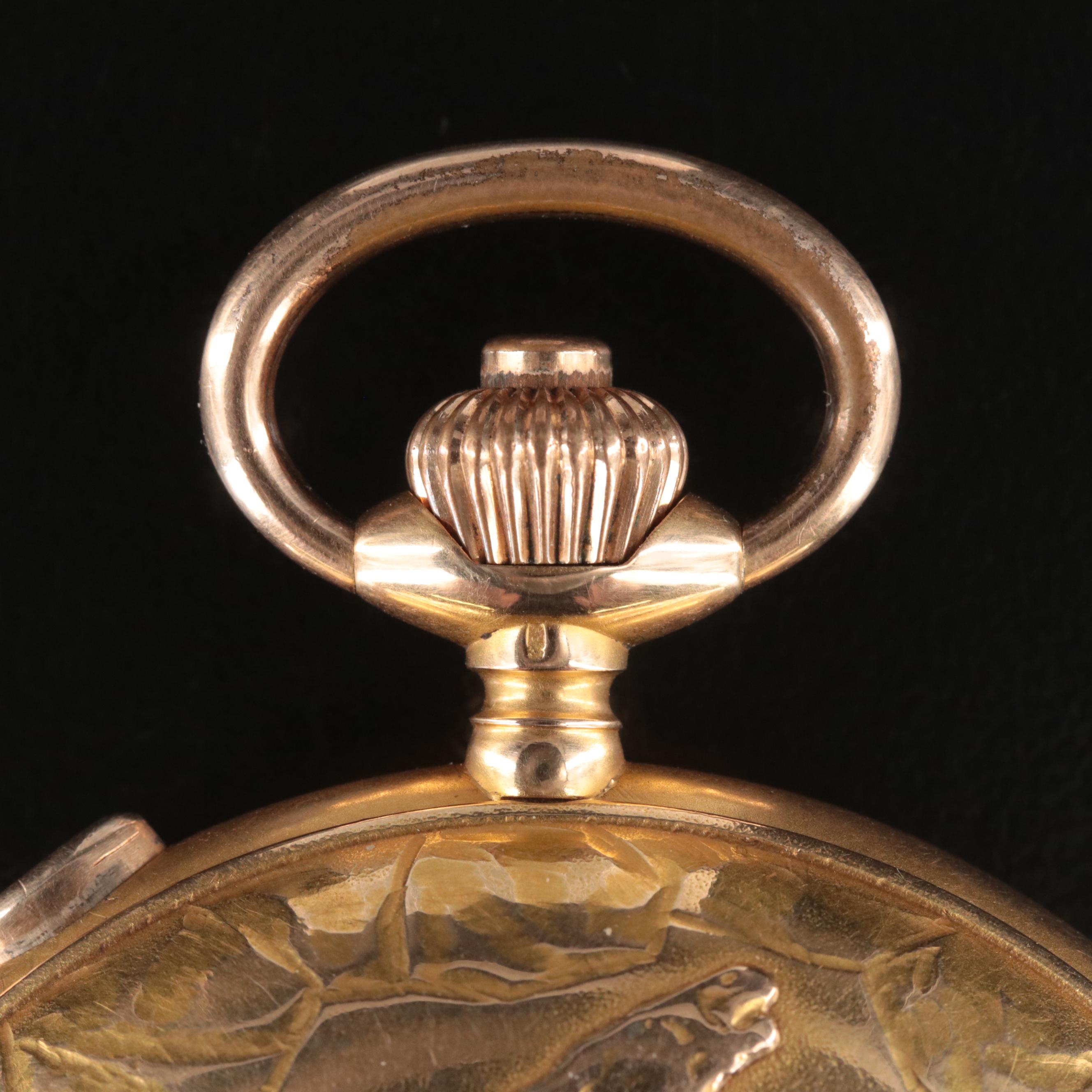 1904 Angelus Minute Repeater 18K Gold Pocket Watch