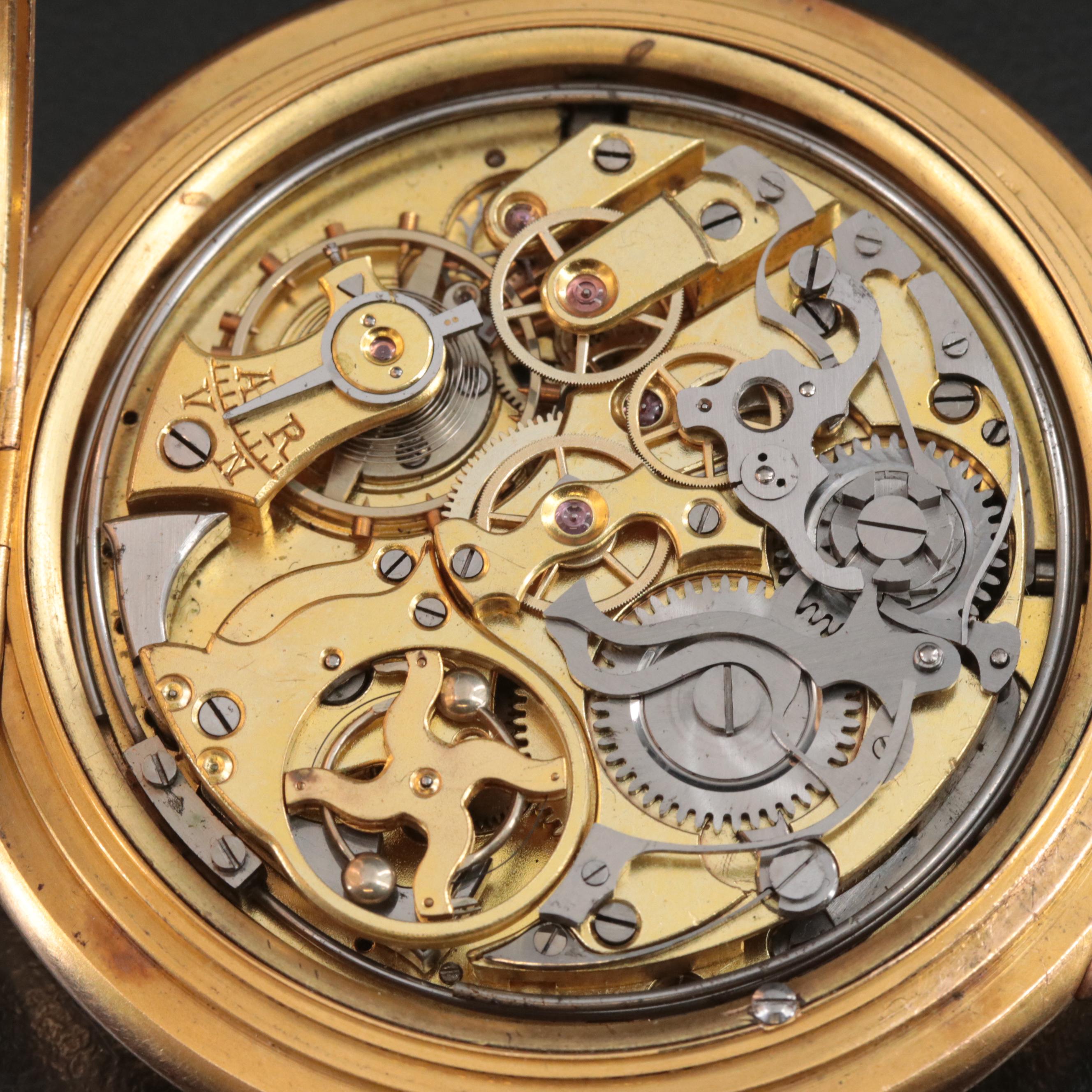 1904 Angelus Minute Repeater 18K Gold Pocket Watch