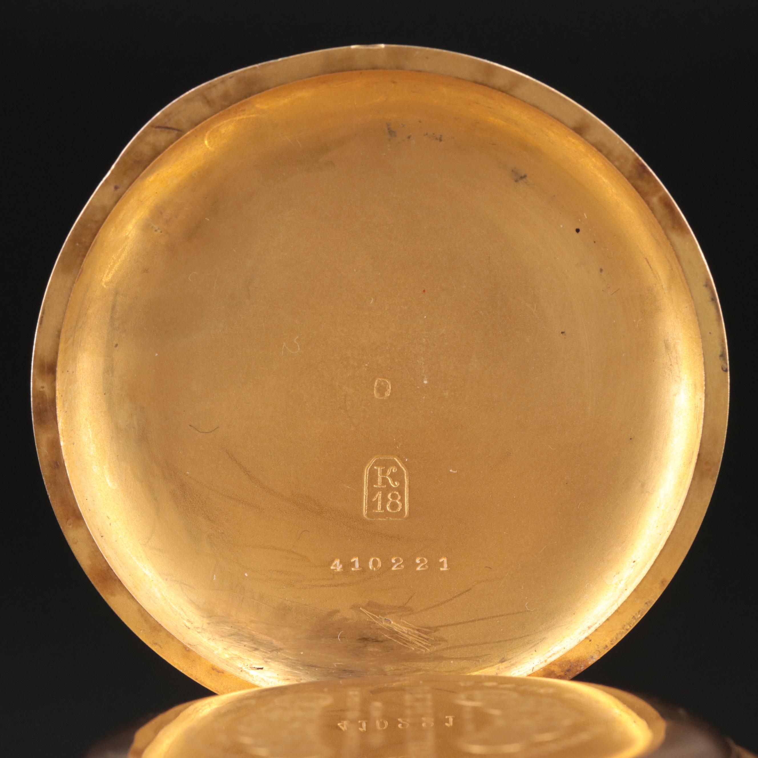 1904 Angelus Minute Repeater 18K Gold Pocket Watch