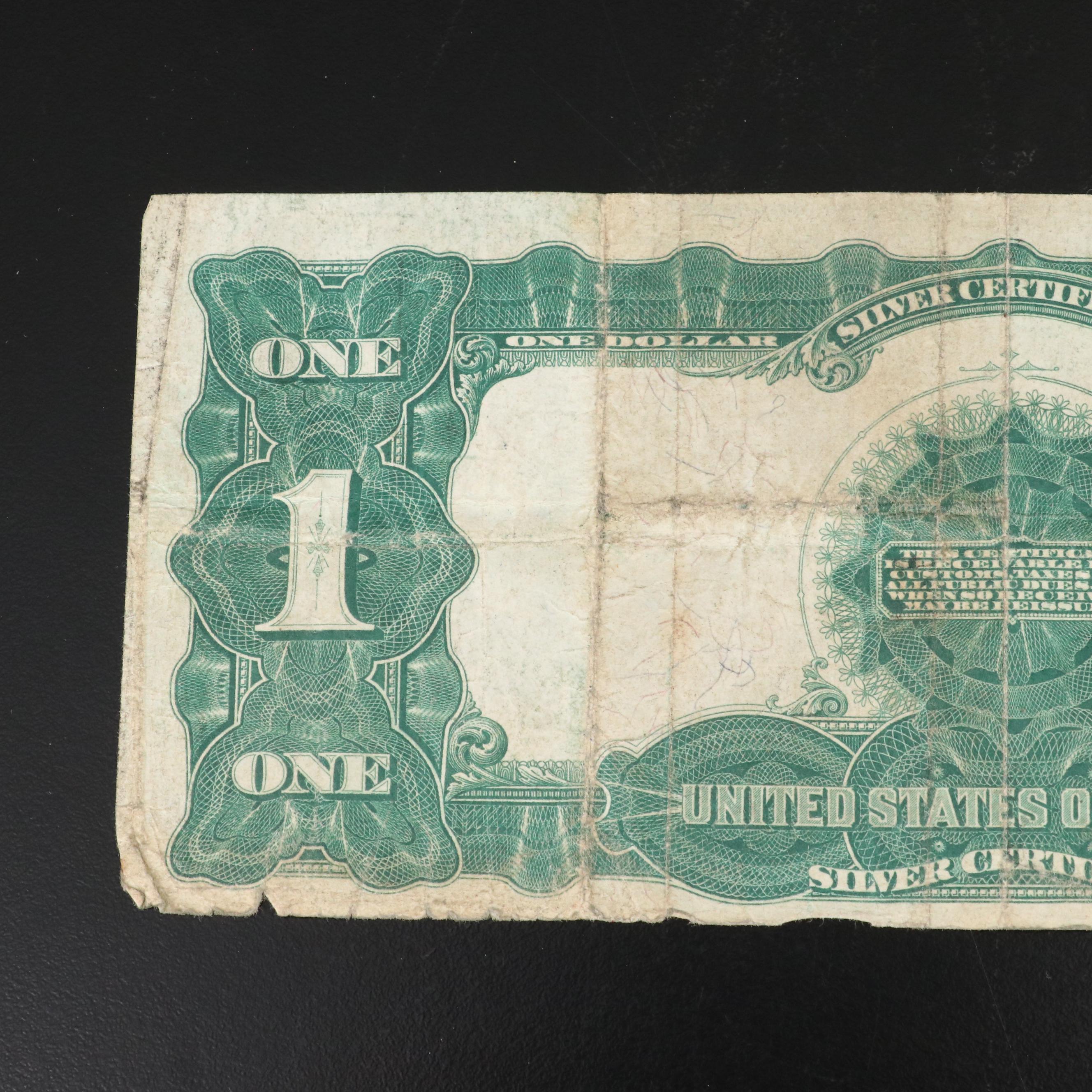 1899 Black Eagle One Dollar Silver Certificate