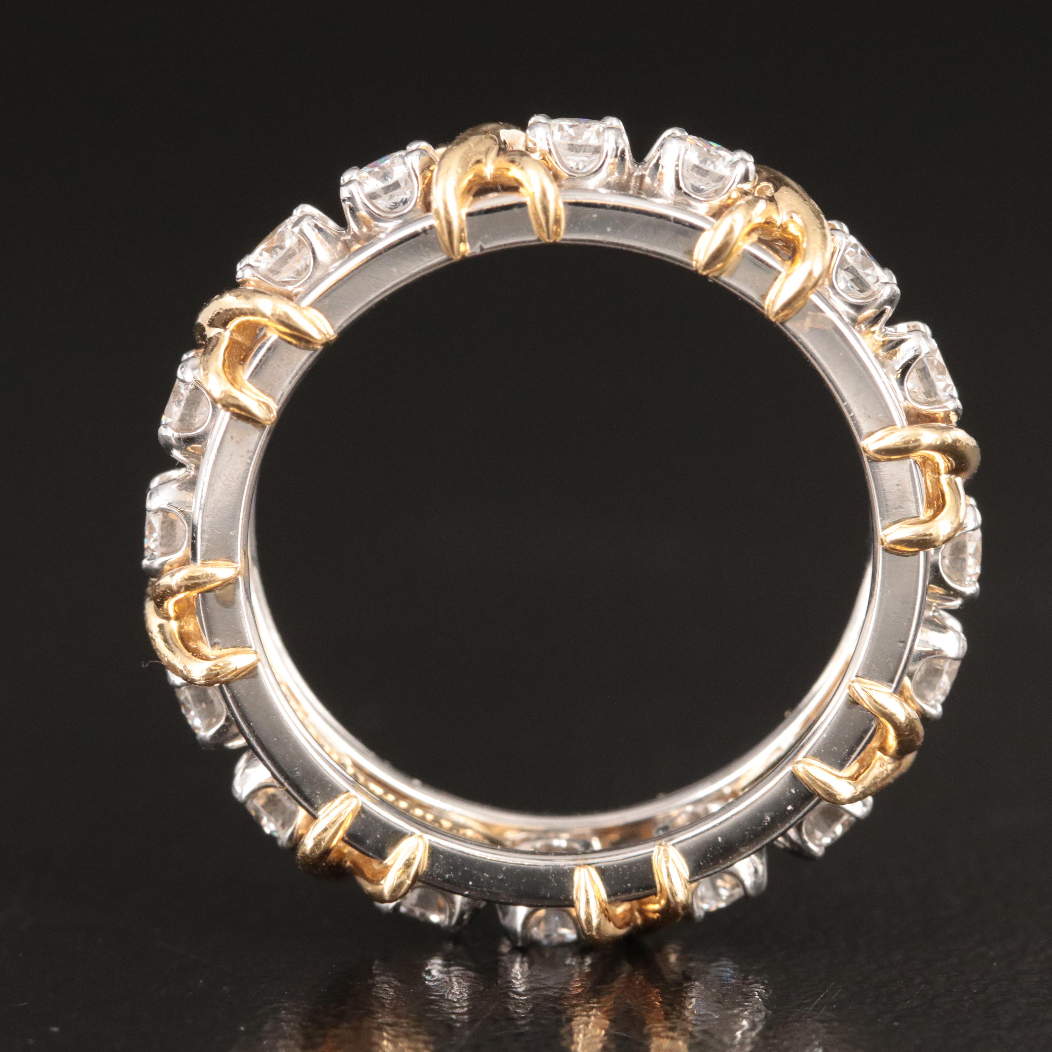 Jean Schlumberger for Tiffany & Co. Sixteen Stone Platinum, 18K and Diamond Ring