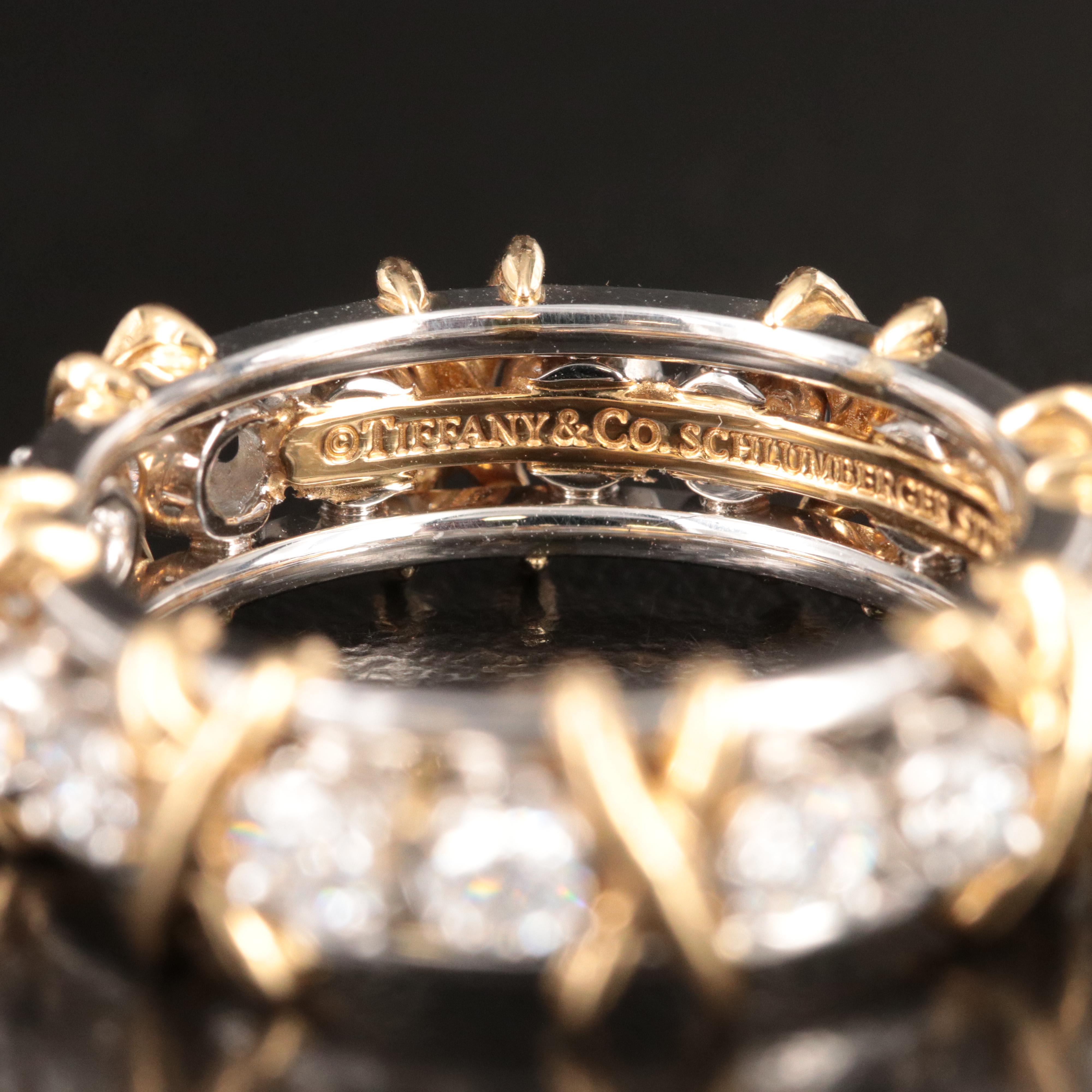 Jean Schlumberger for Tiffany & Co. Sixteen Stone Platinum, 18K and Diamond Ring