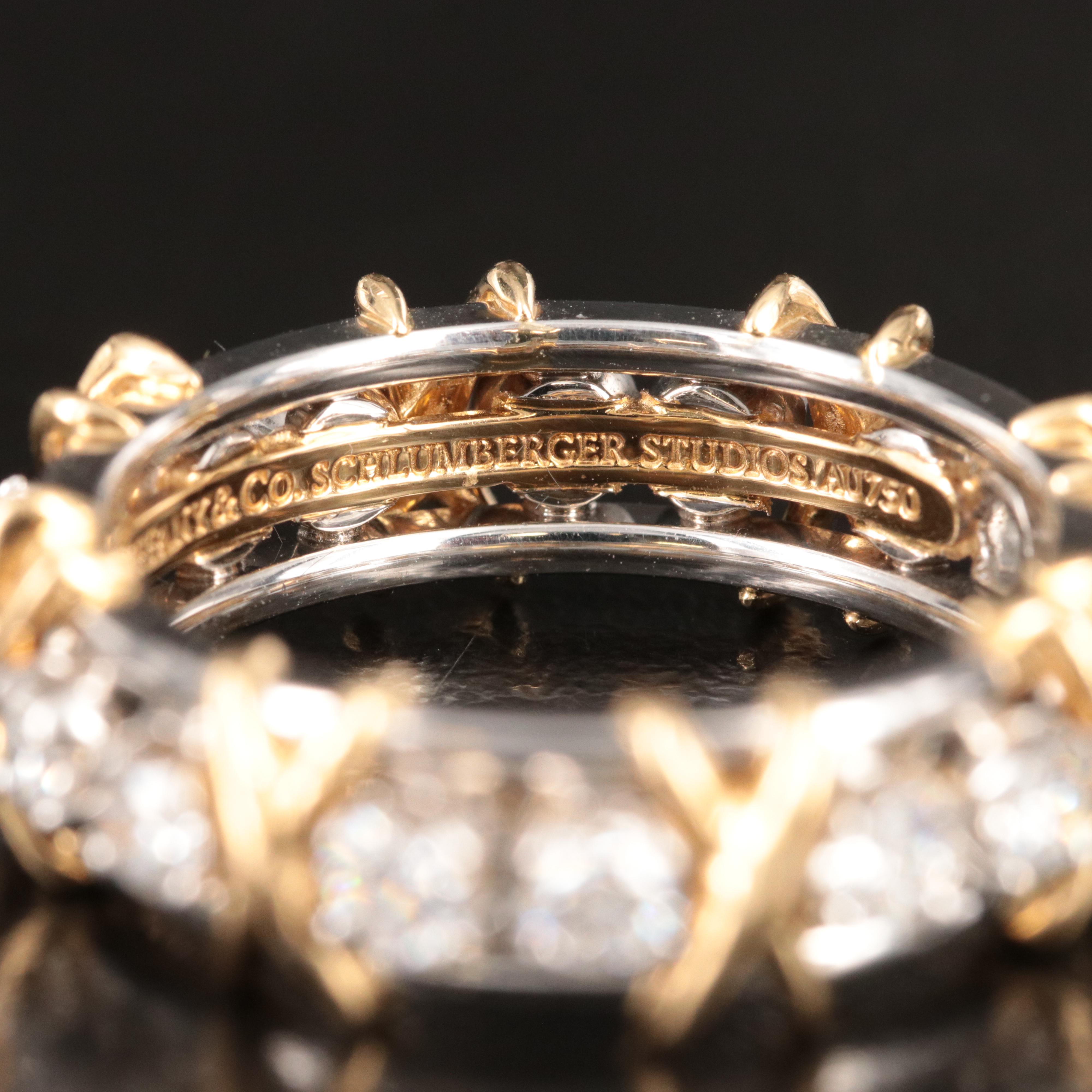 Jean Schlumberger for Tiffany & Co. Sixteen Stone Platinum, 18K and Diamond Ring