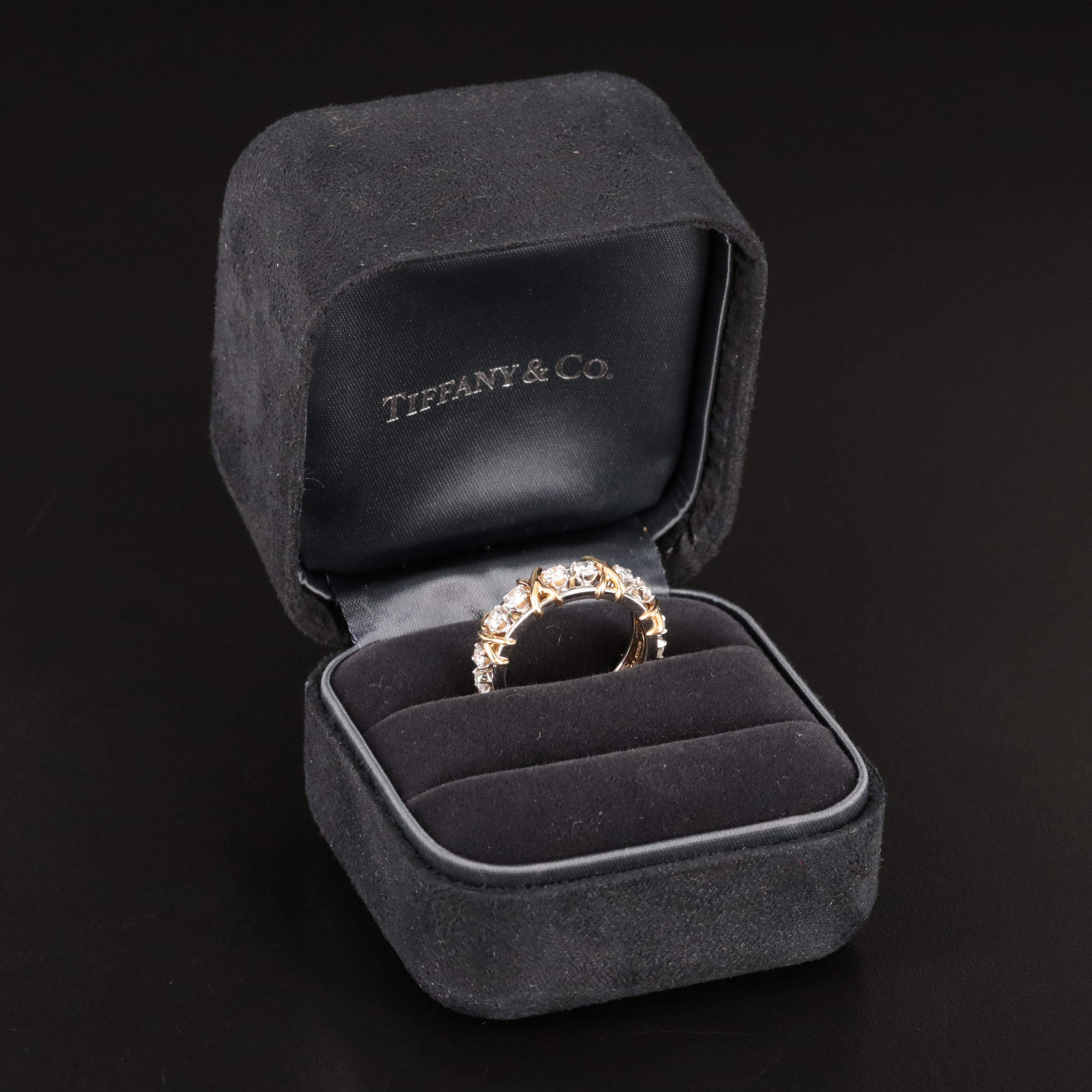Jean Schlumberger for Tiffany & Co. Sixteen Stone Platinum, 18K and Diamond Ring