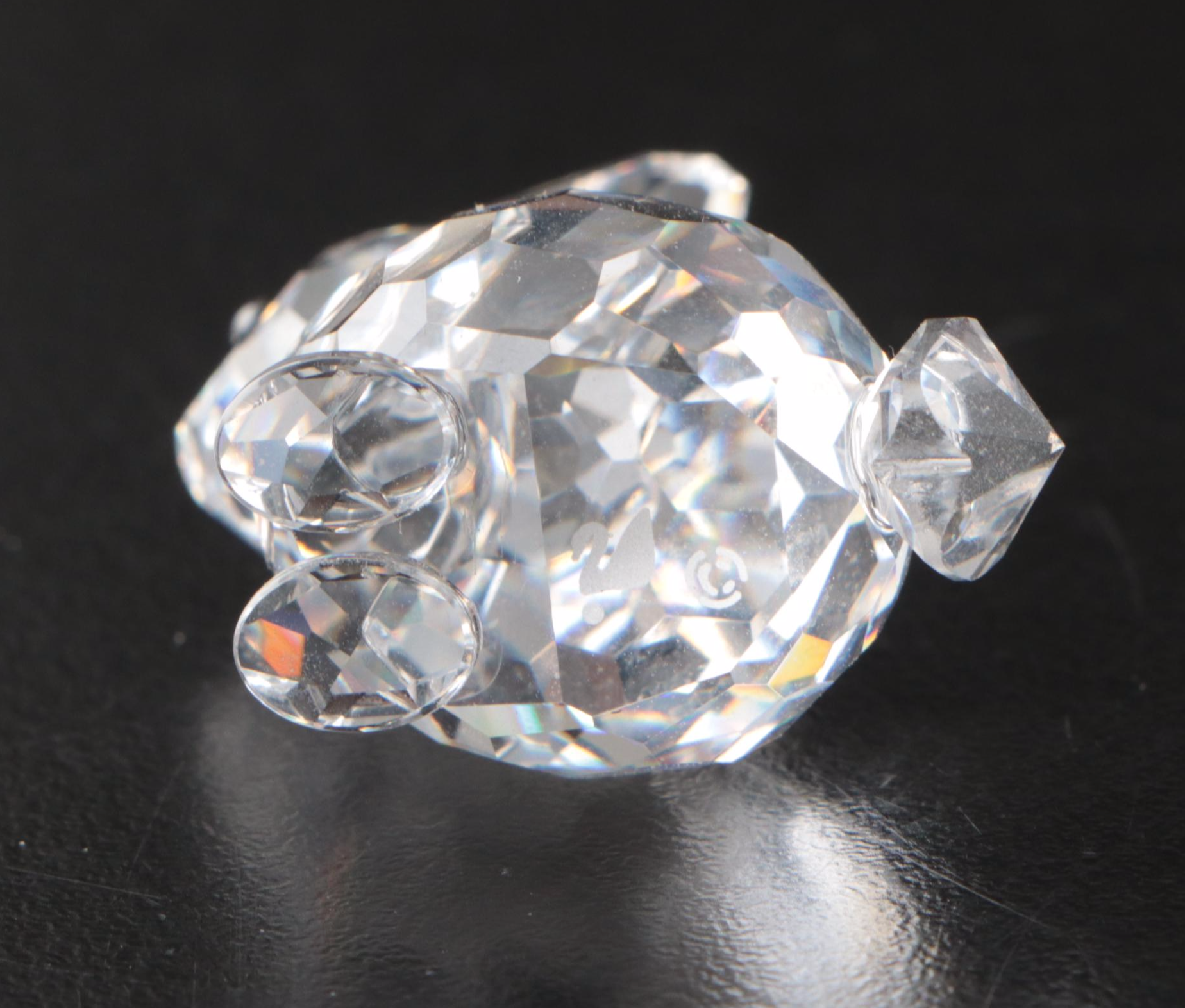 Swarovski Crystal Hedgehog, Bunny, Turtle and Puppy Figurines