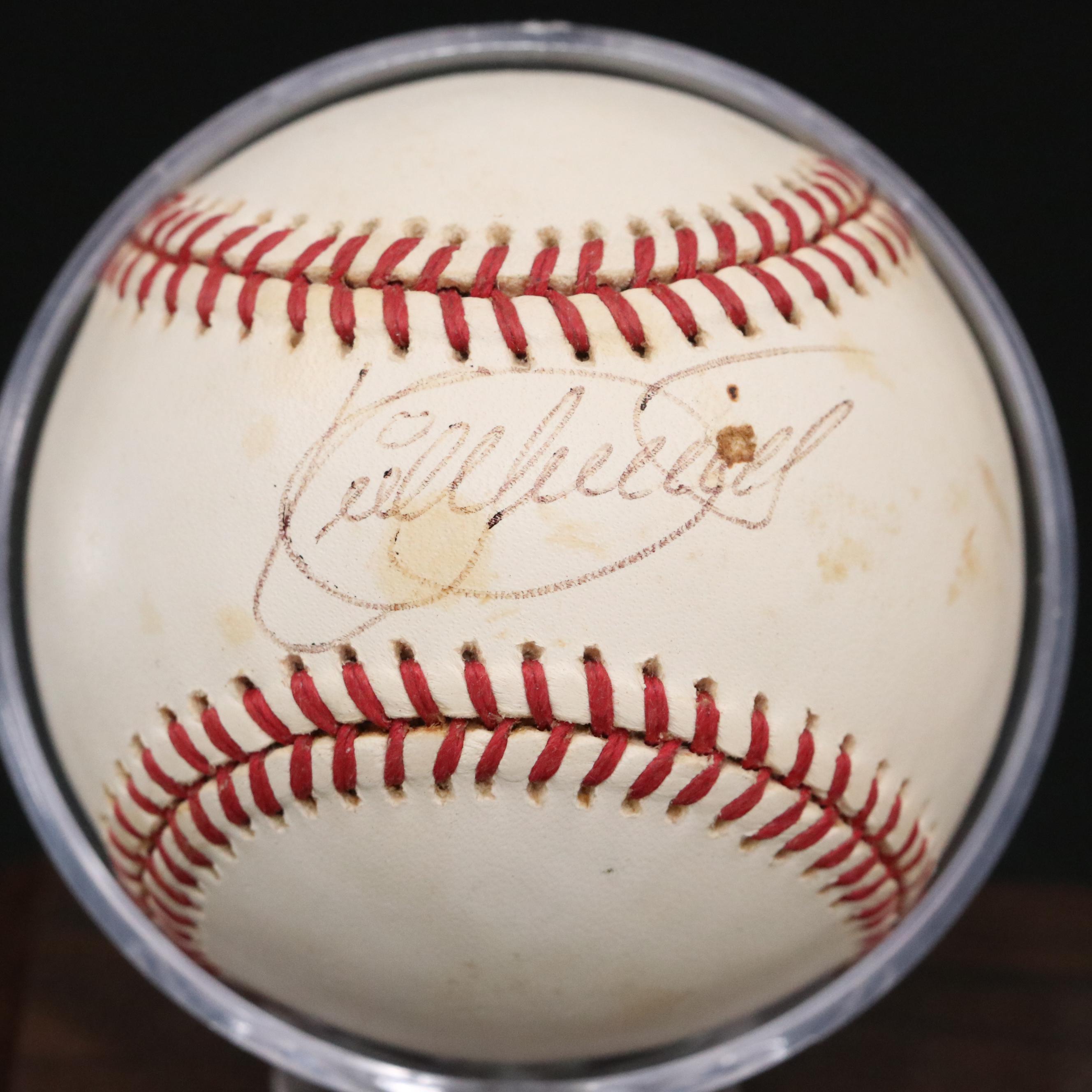 Kirby Puckett Signed Rawlings Official American League Baseball with Display