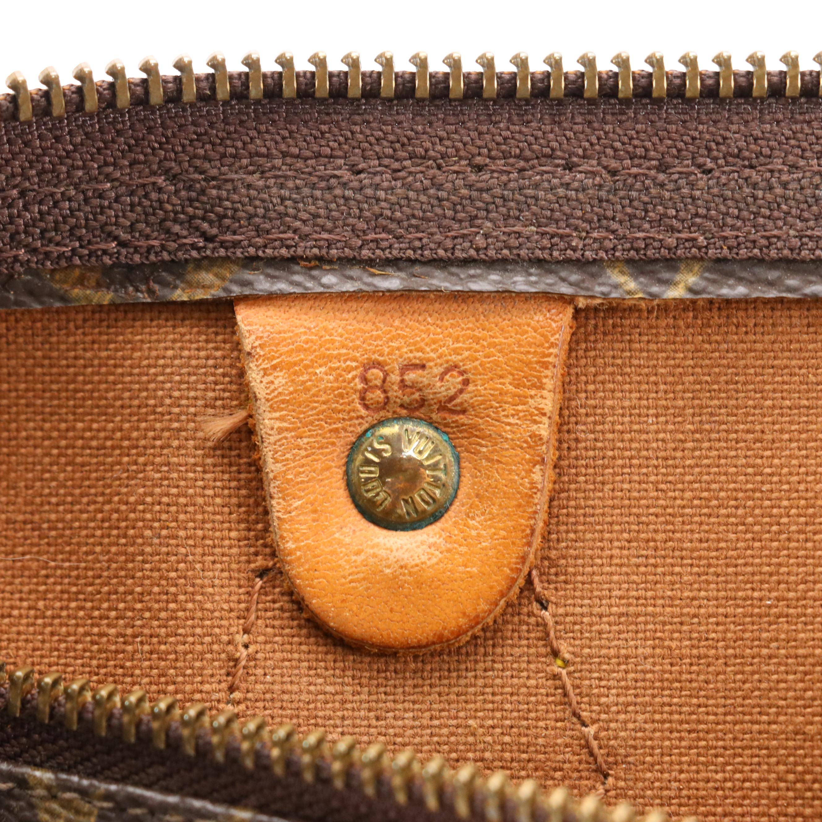 Louis Vuitton Speedy 35 in Monogram Canvas and Vachetta Leather Trim