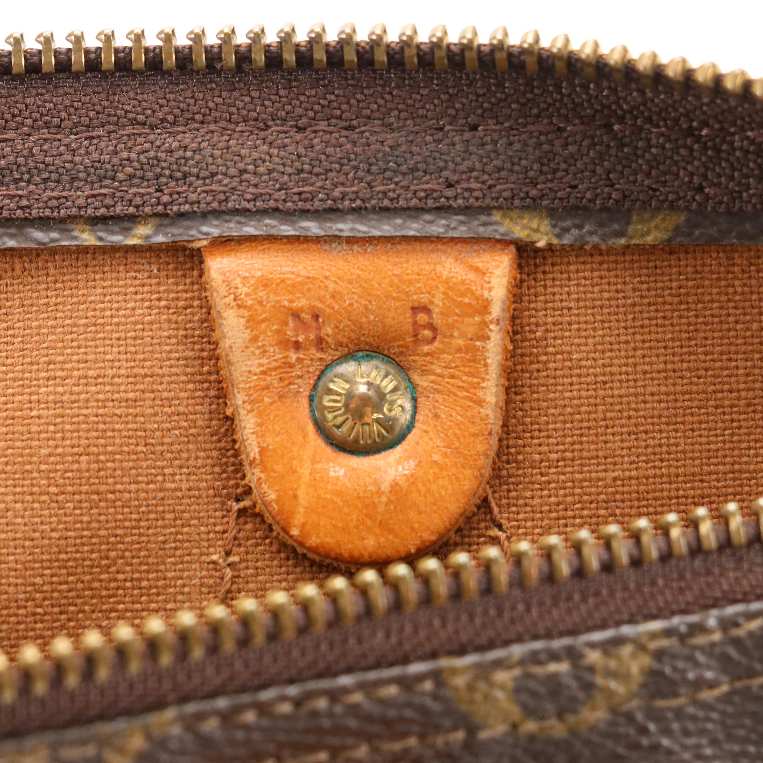 Louis Vuitton Speedy 35 in Monogram Canvas and Vachetta Leather Trim