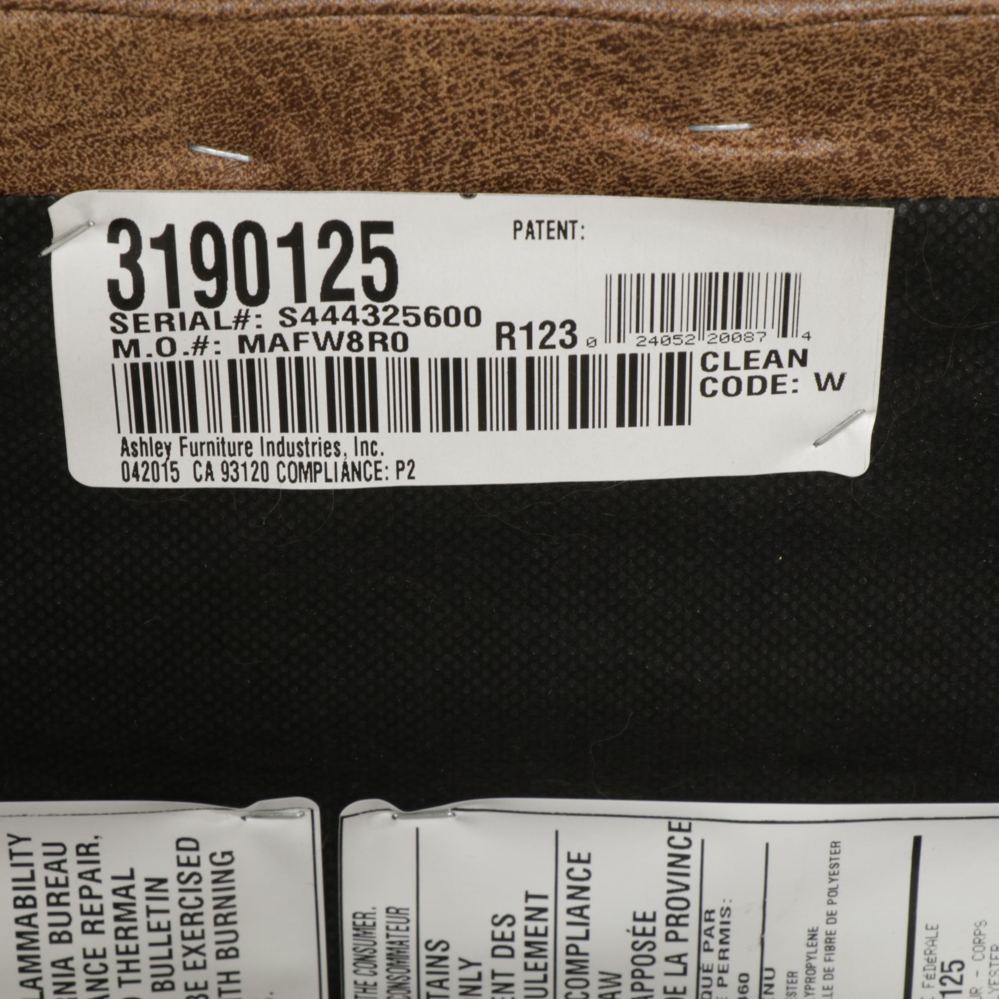 Ashley Furniture "Larkinhurst" Manual Rocker Recliner with Storage End Table