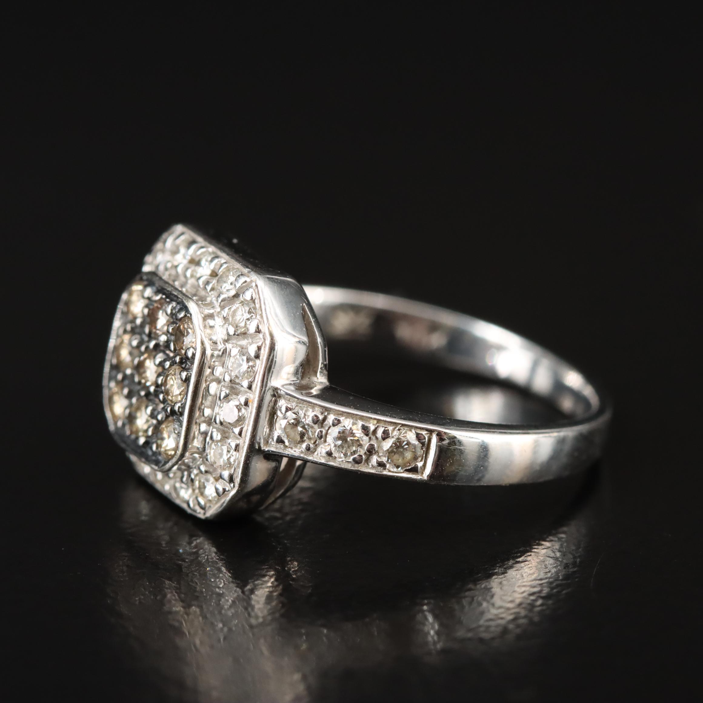 Le Vian 14K 0.48 CTW Diamond Ring with Fancy Brown Diamonds