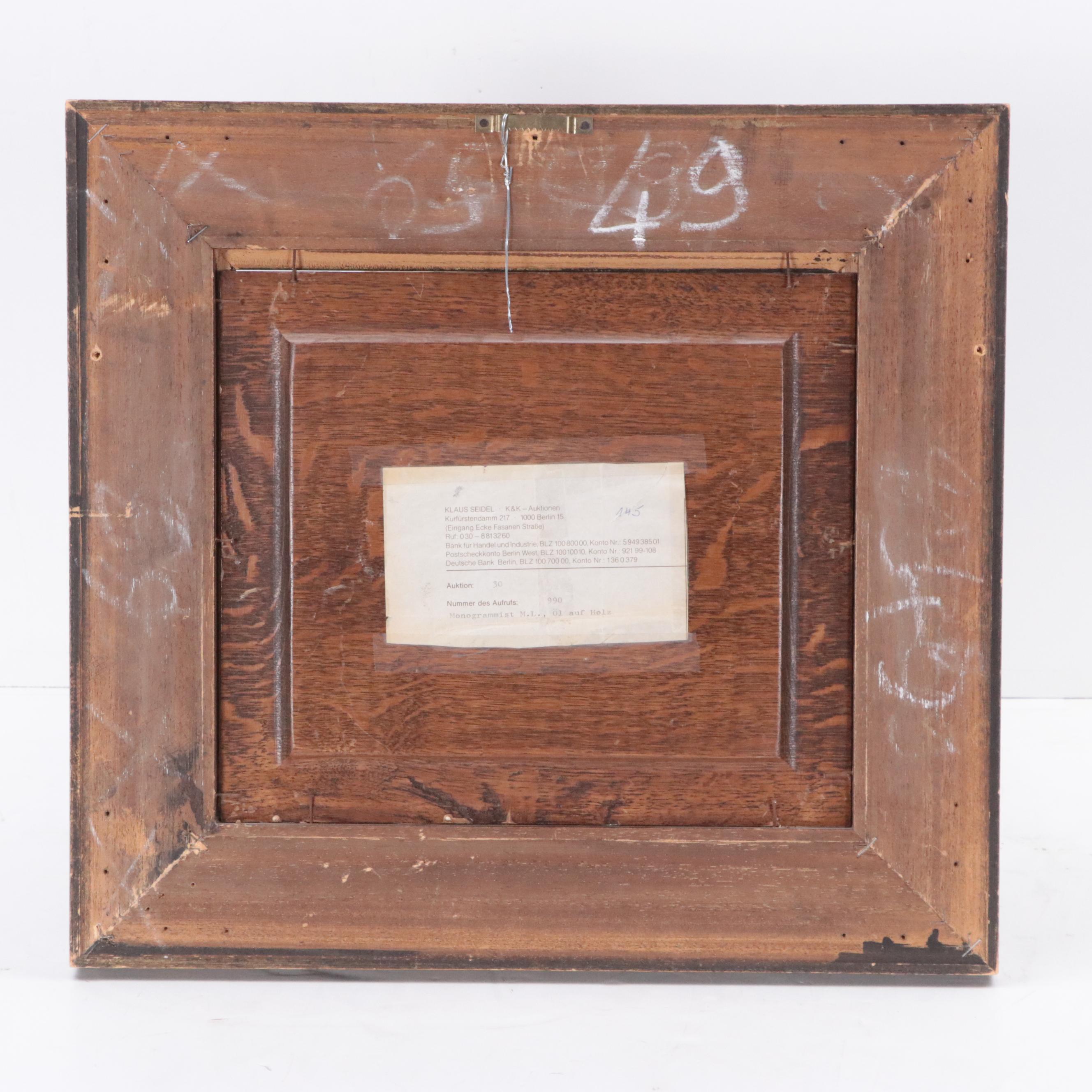 Mikhail Fyodorovich Larionov Oil Painting of Woman With Children in Park