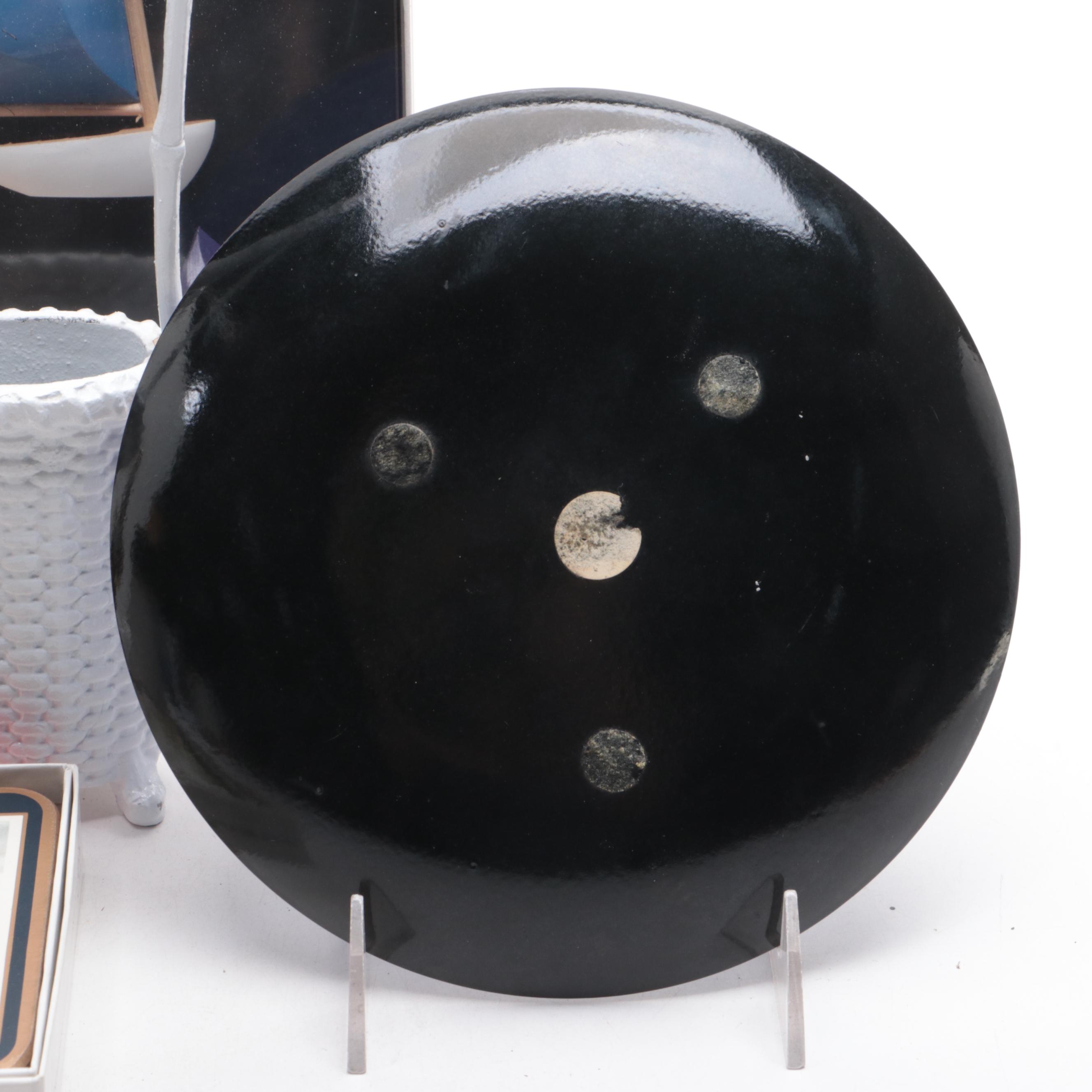 Nantucket Basket-Themed Décor Including Doorstop, Basket, Picture Frame, More