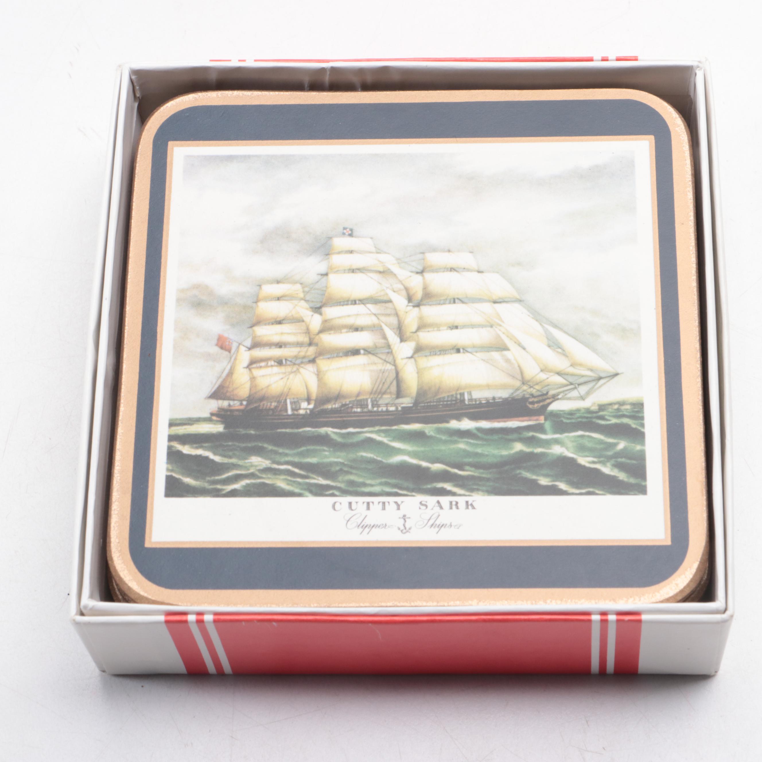 Nantucket Basket-Themed Décor Including Doorstop, Basket, Picture Frame, More