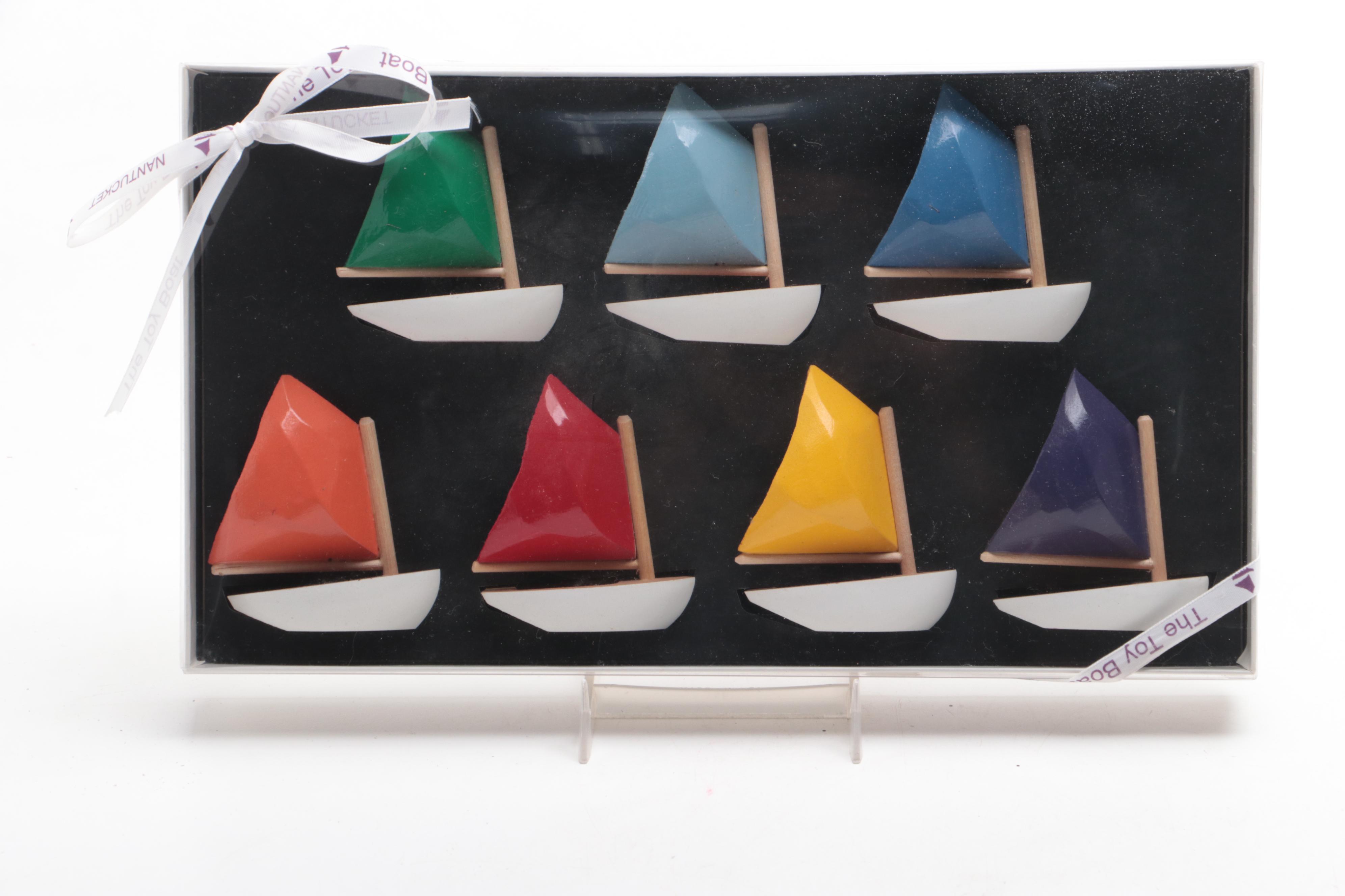 Nantucket Basket-Themed Décor Including Doorstop, Basket, Picture Frame, More