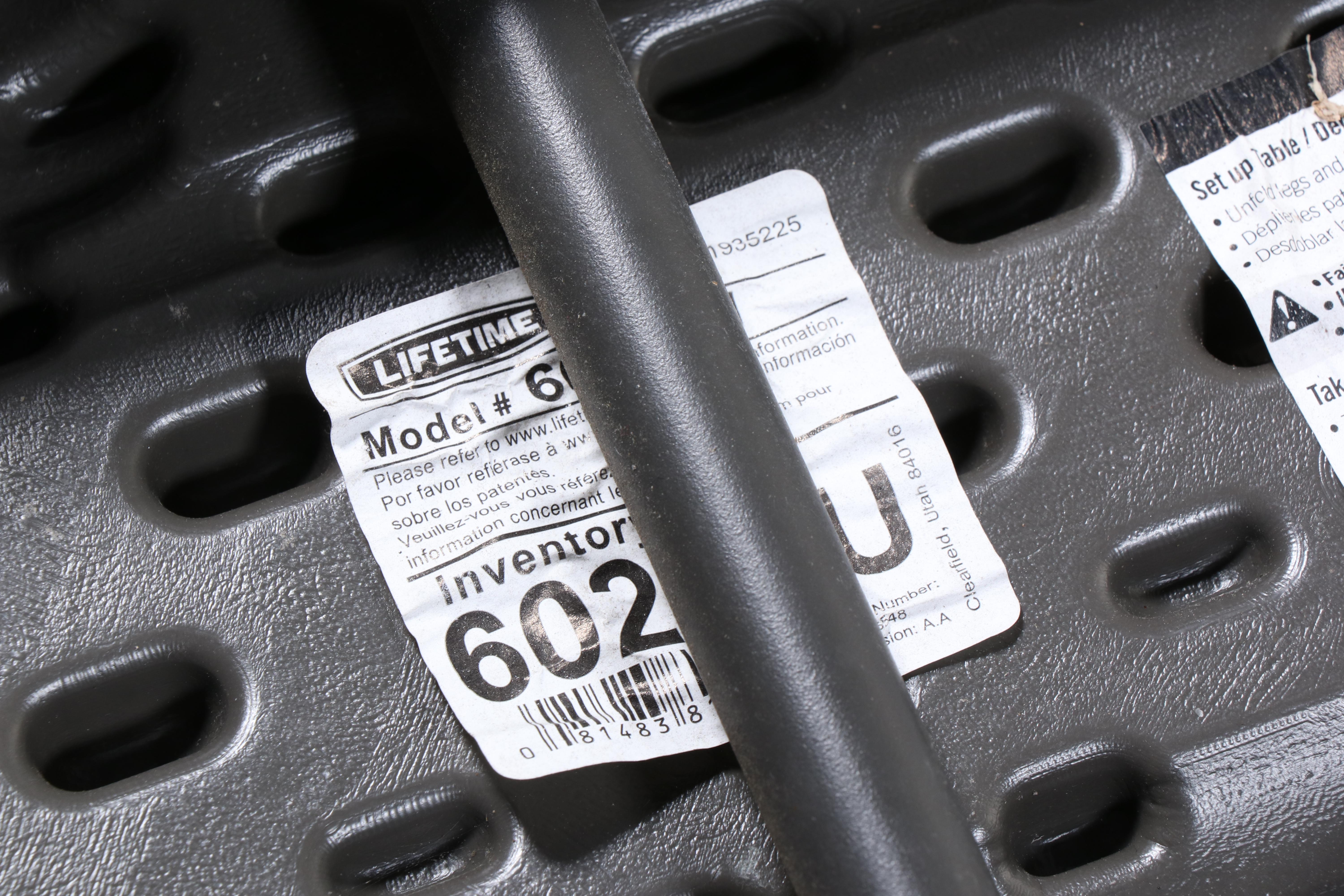 Lifetime Contemporary Patio Picnic Table, Umbrella, and Storage Chest