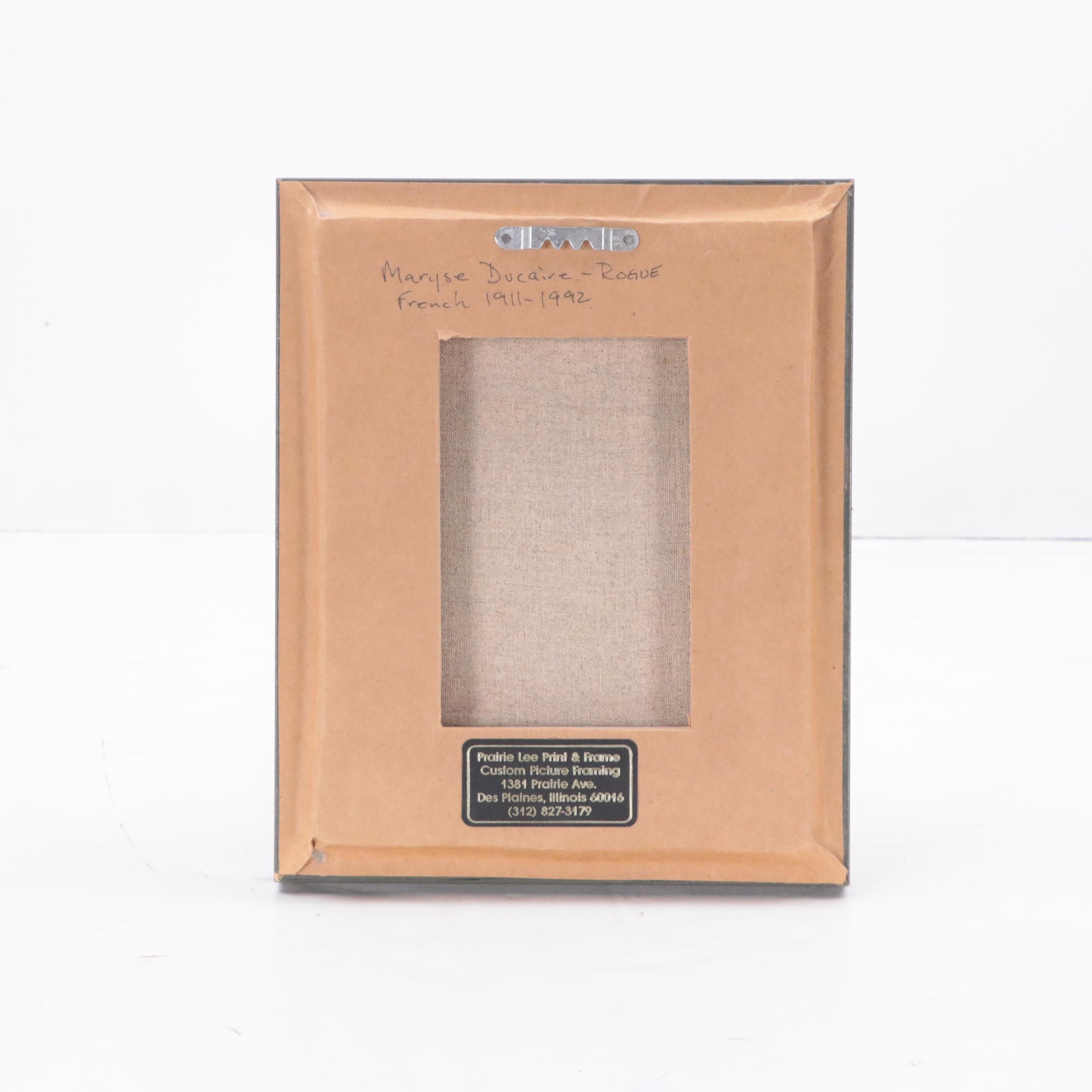 Maryse Ducaire Figurative Oil Painting of Resting Female Nude