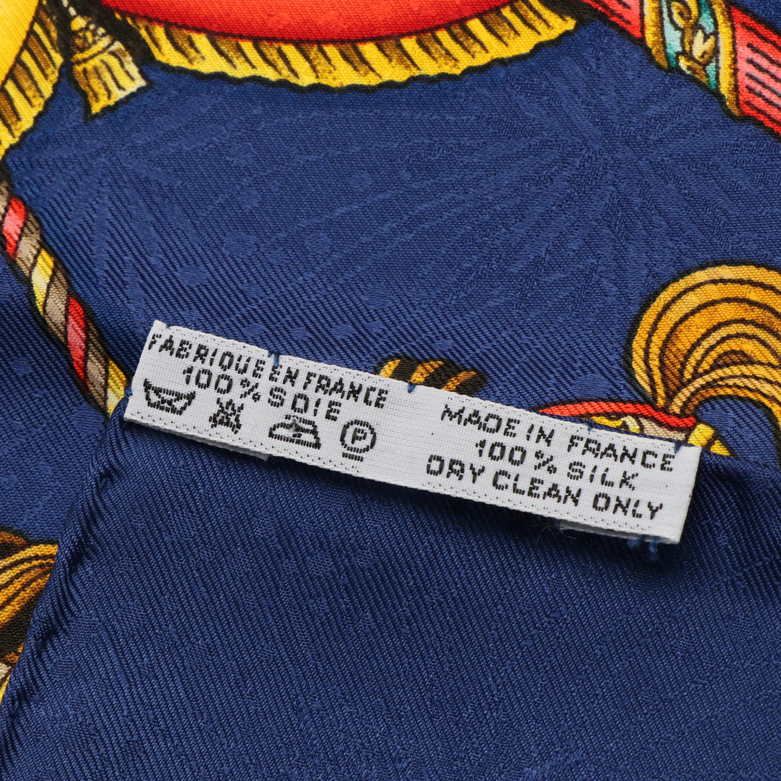 Hermès "Luna Park" Silk Twill Scarf 90