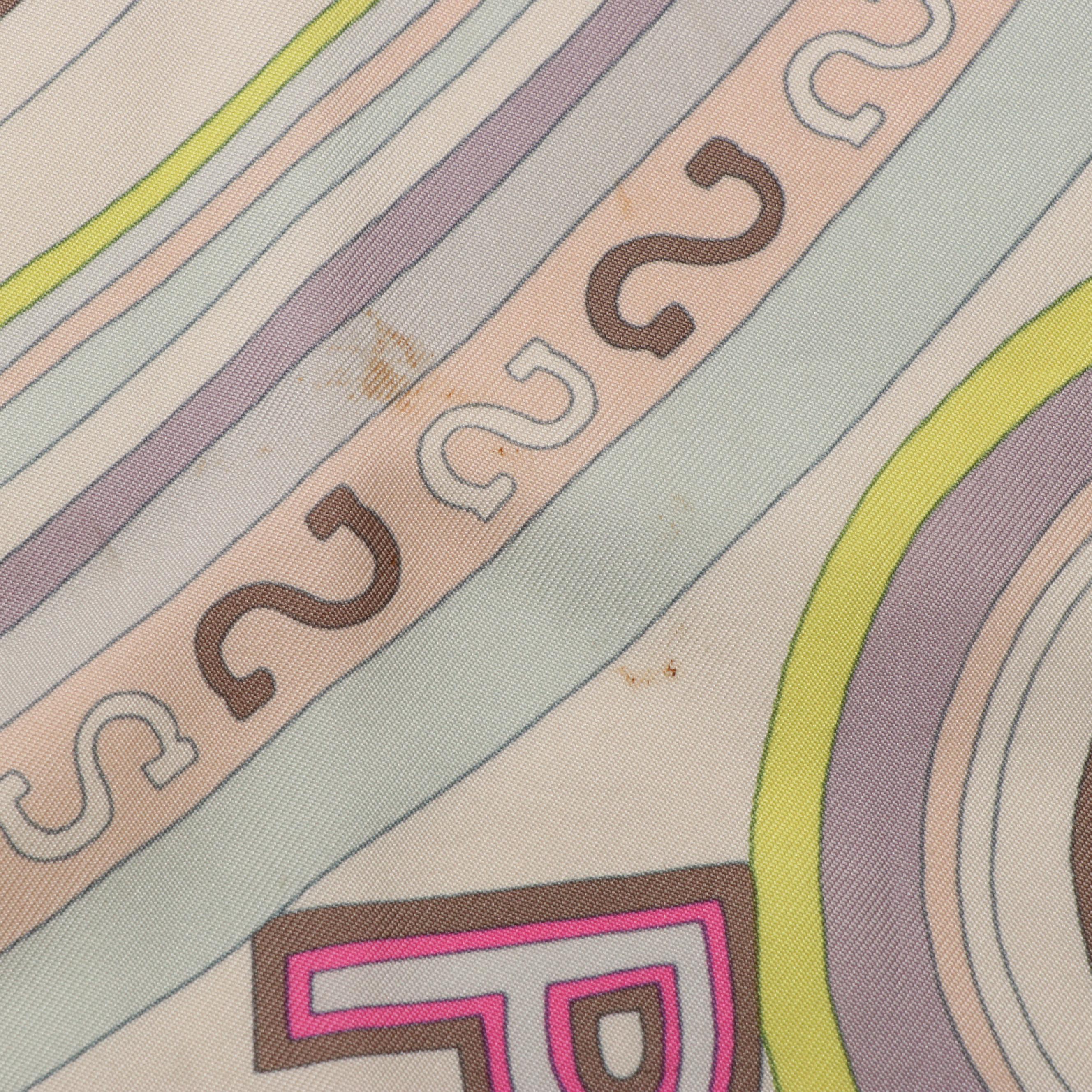 Hermès "Tohu Bohu" Silk Twill Scarf