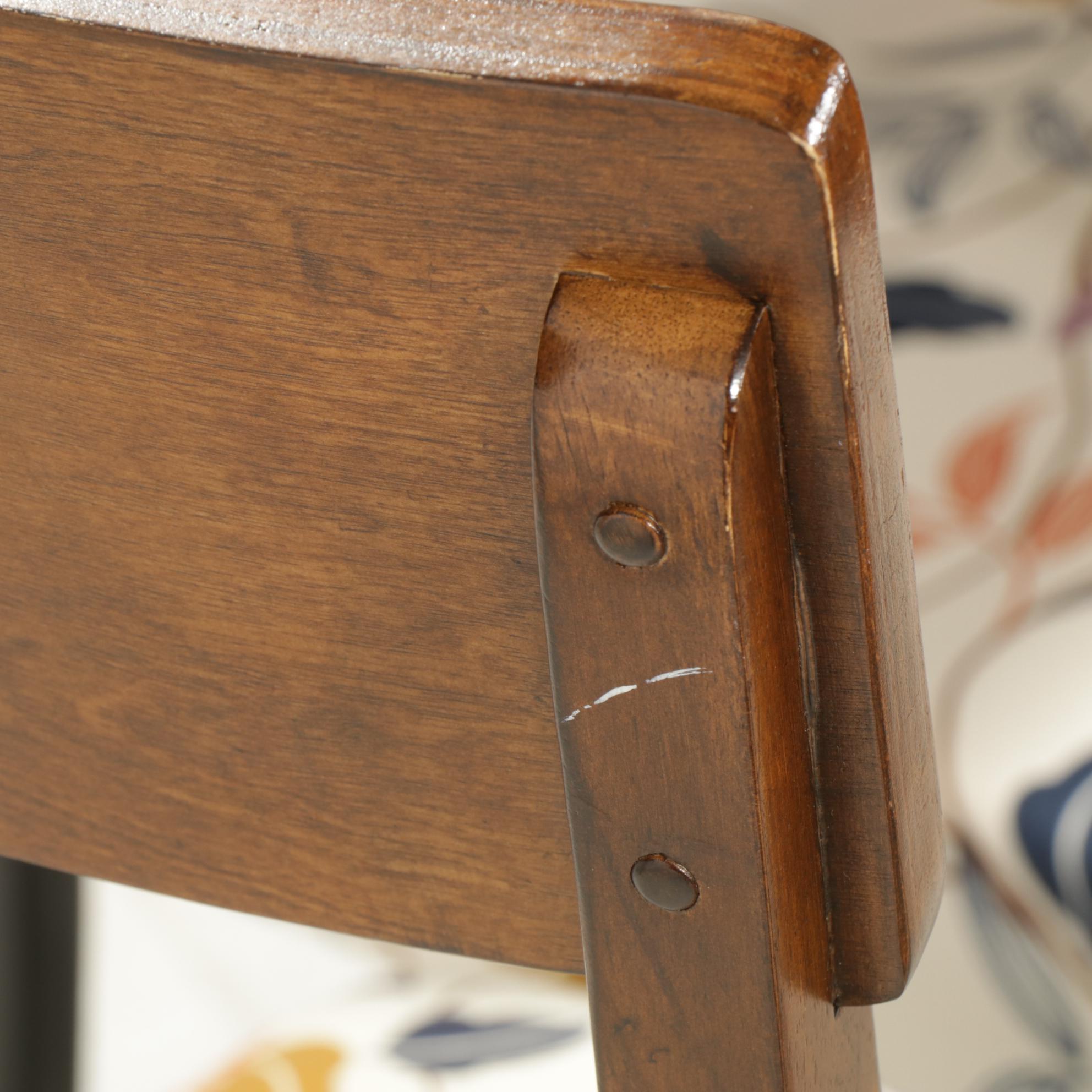 Ashley "Burkesville" Extension Trestle Dining Table Set Plus Parsons Chairs