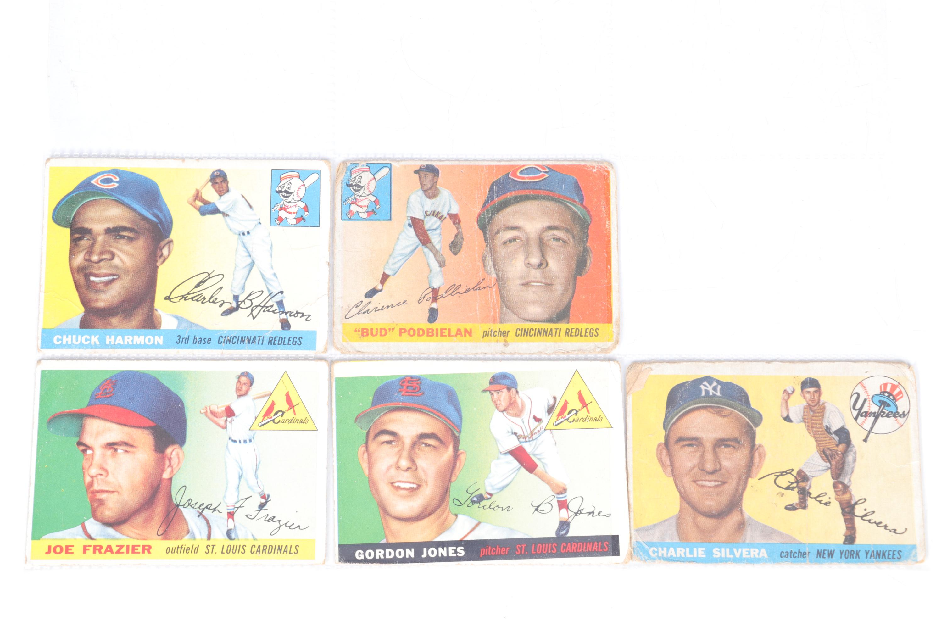 Topps 1954 and 1955 Baseball Trading Cards