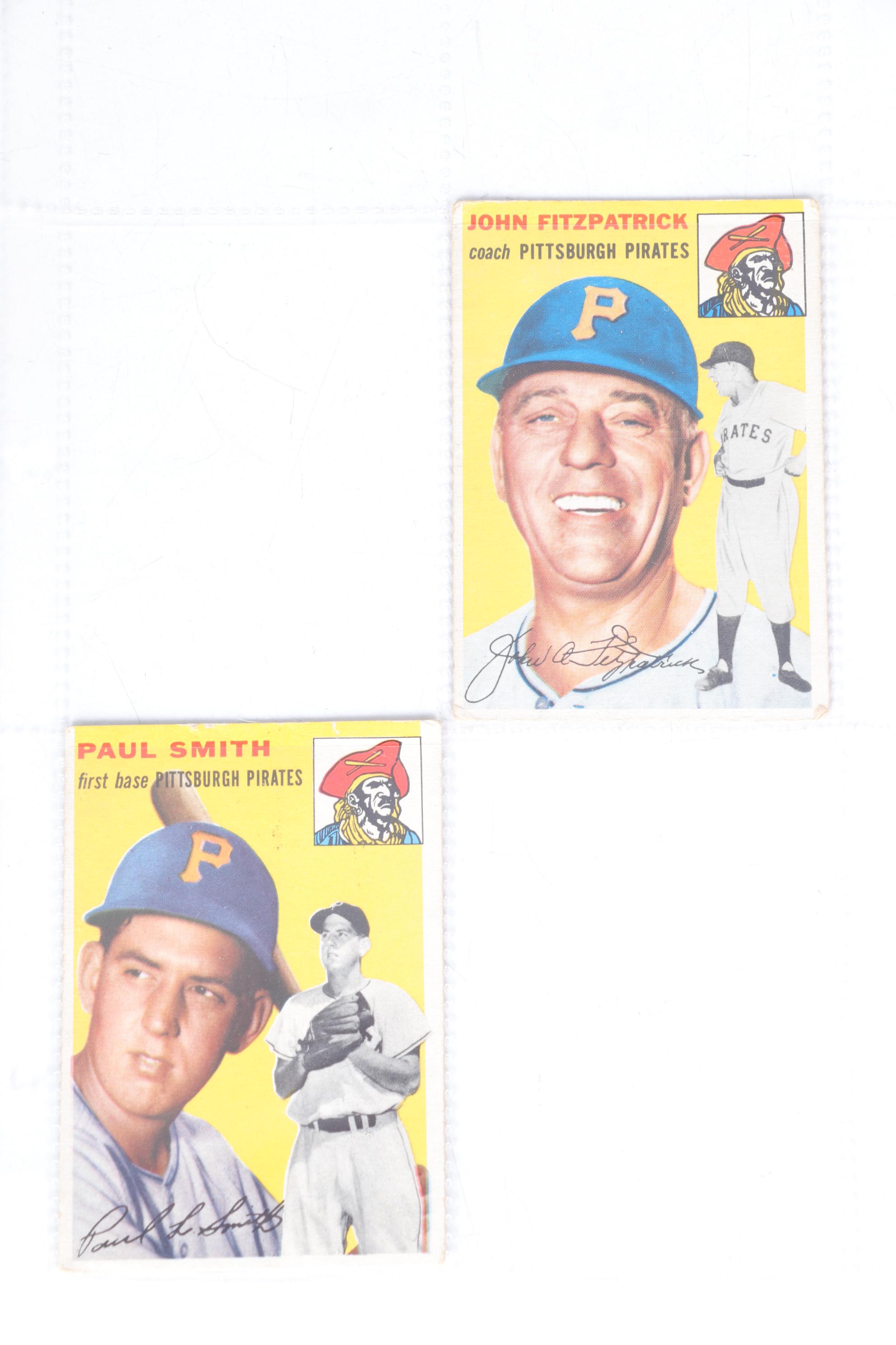 Topps 1954 and 1955 Baseball Trading Cards