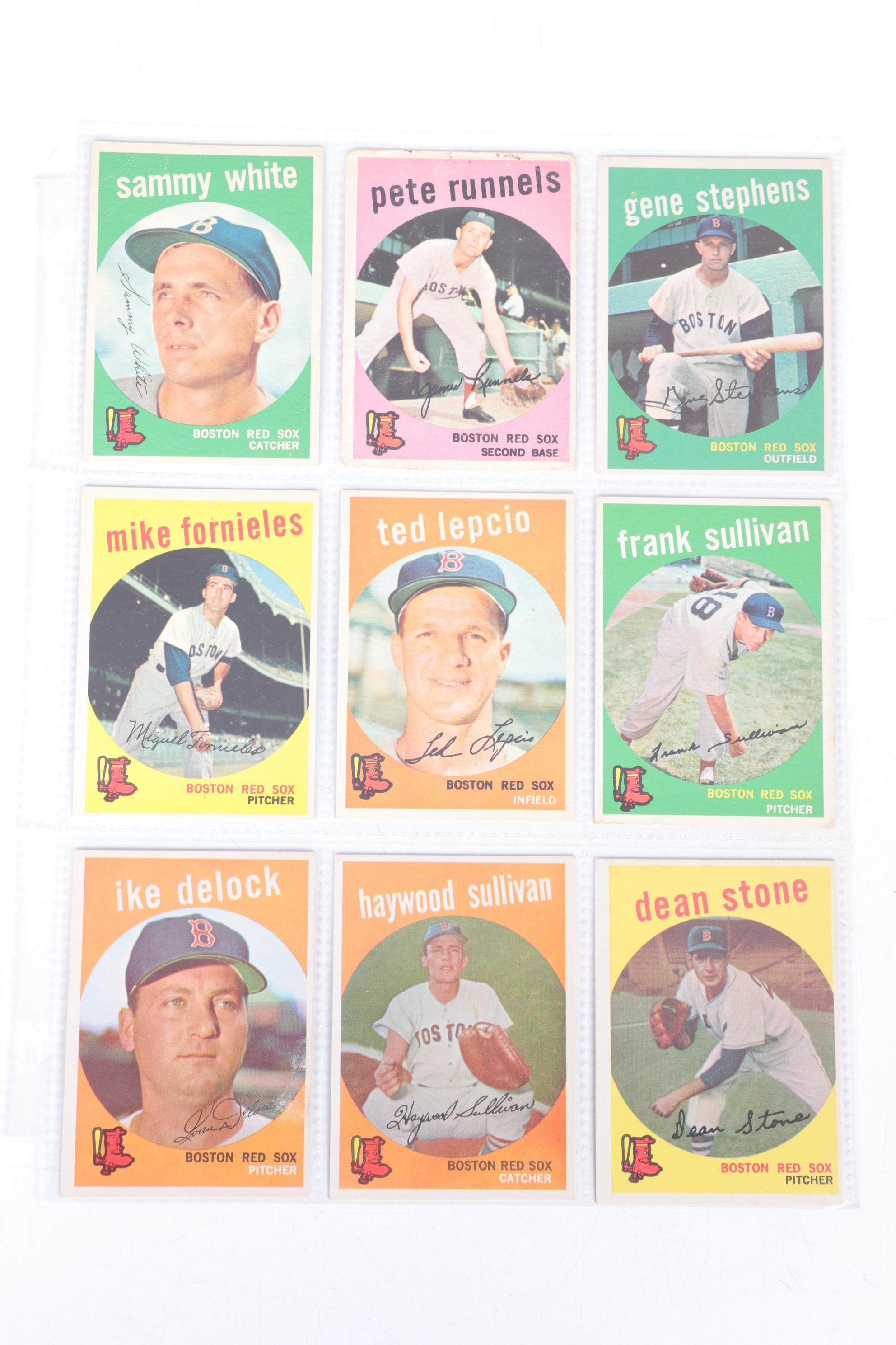 Fifty-Three Topps 1959 Baseball Cards