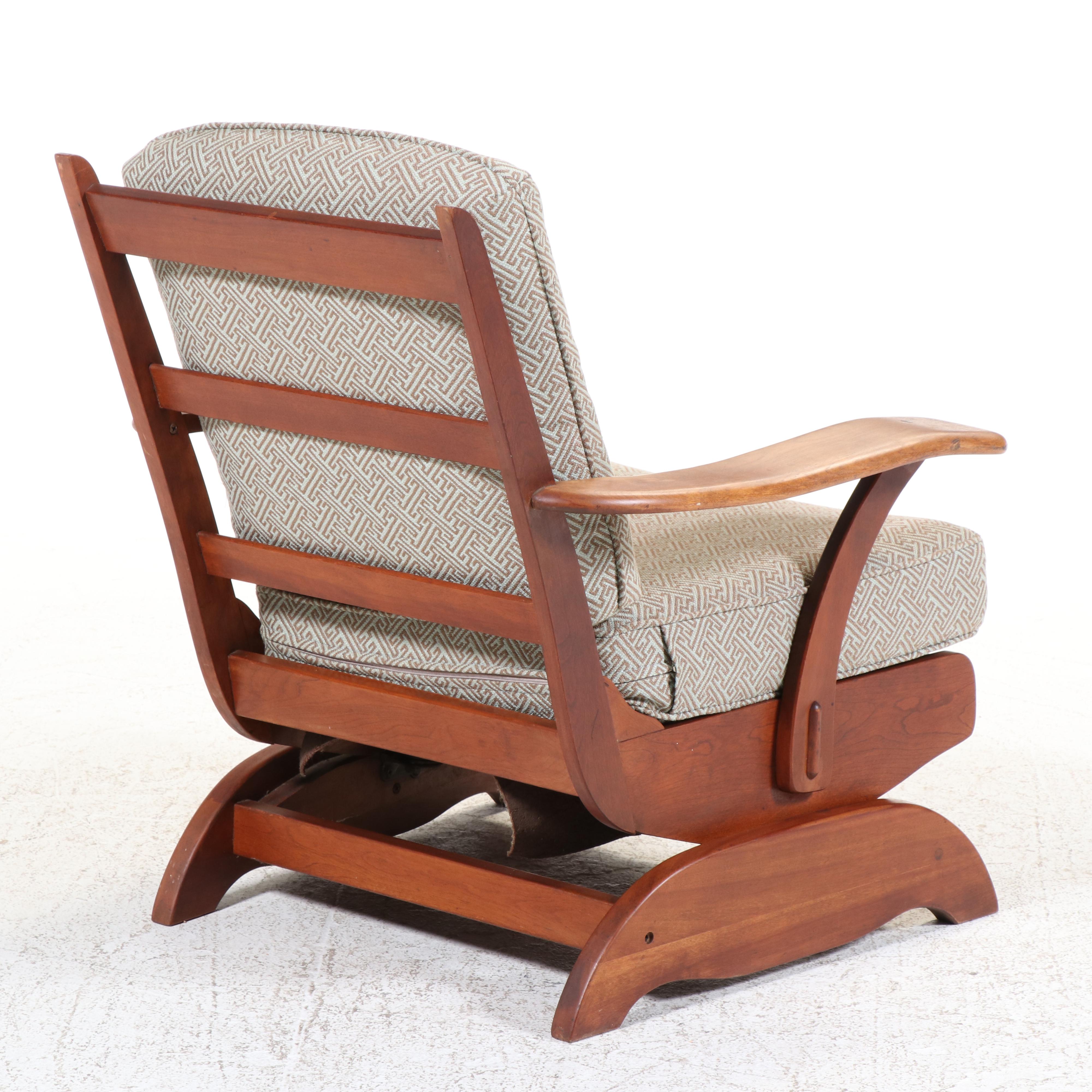 Heywood-Wakefield Mid Century Modern Maple Platform Rocker