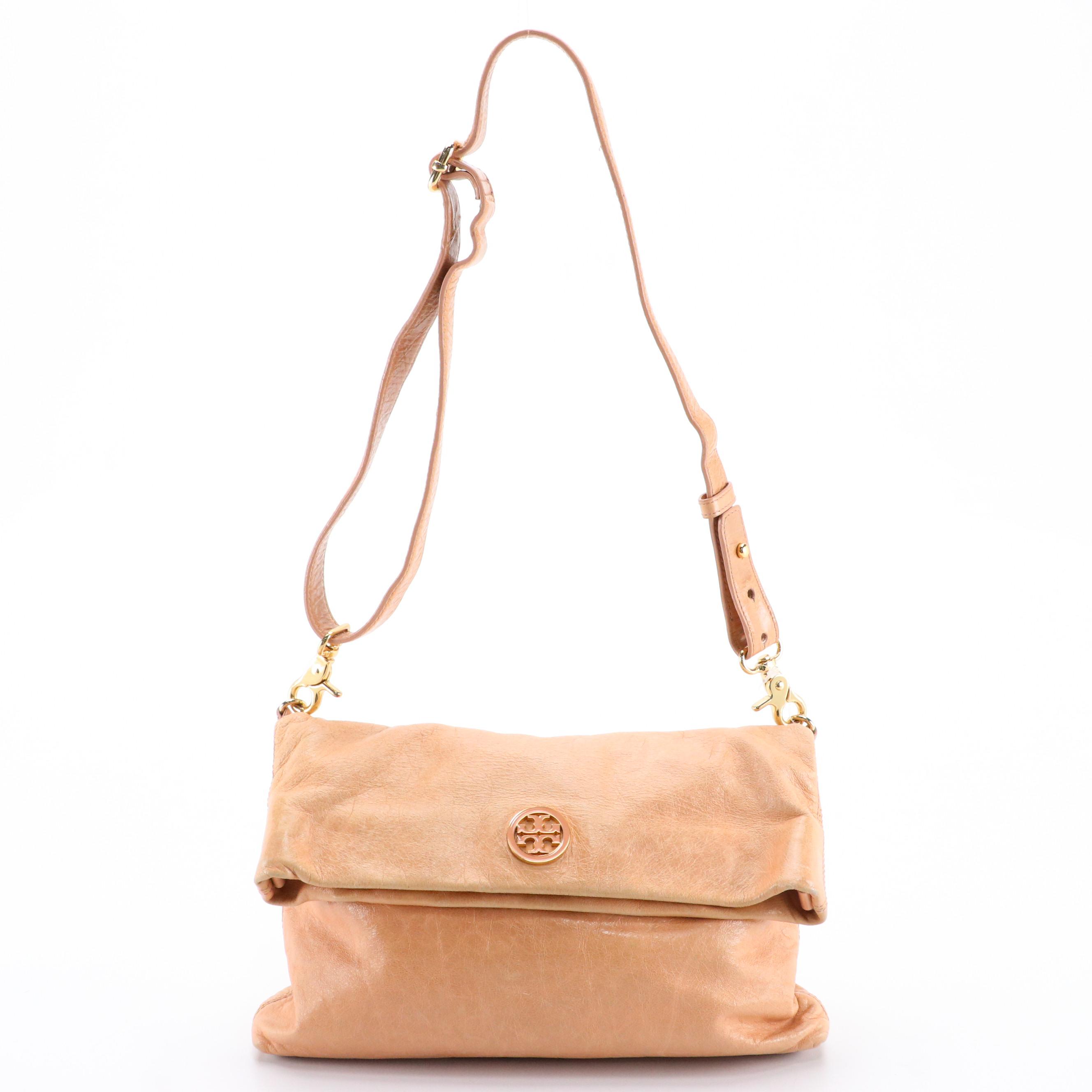Tory Burch Dena Foldover Clutch/Crossbody Bag in Leather EBTH
