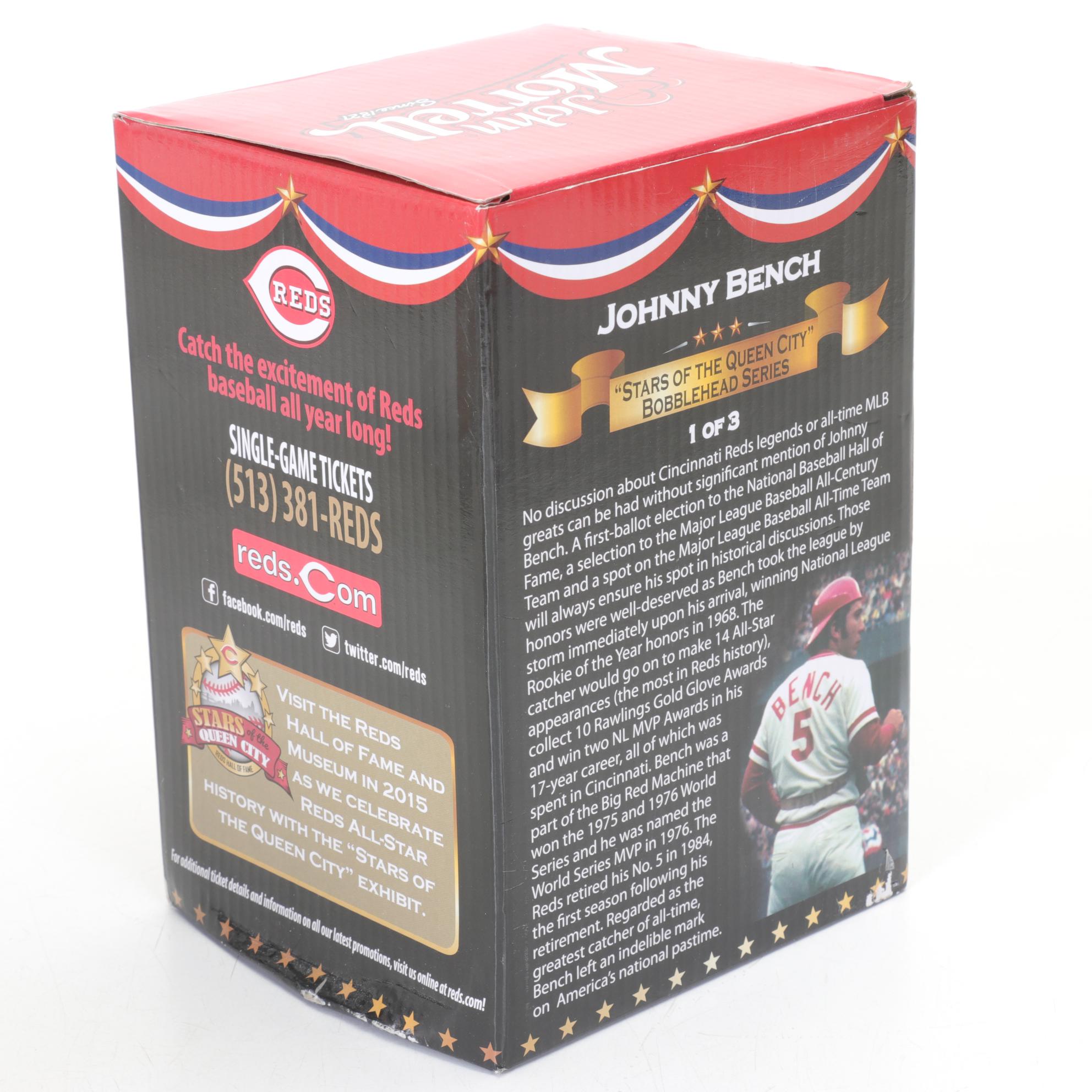 Cincinnati Reds Bobbleheads and Other Items