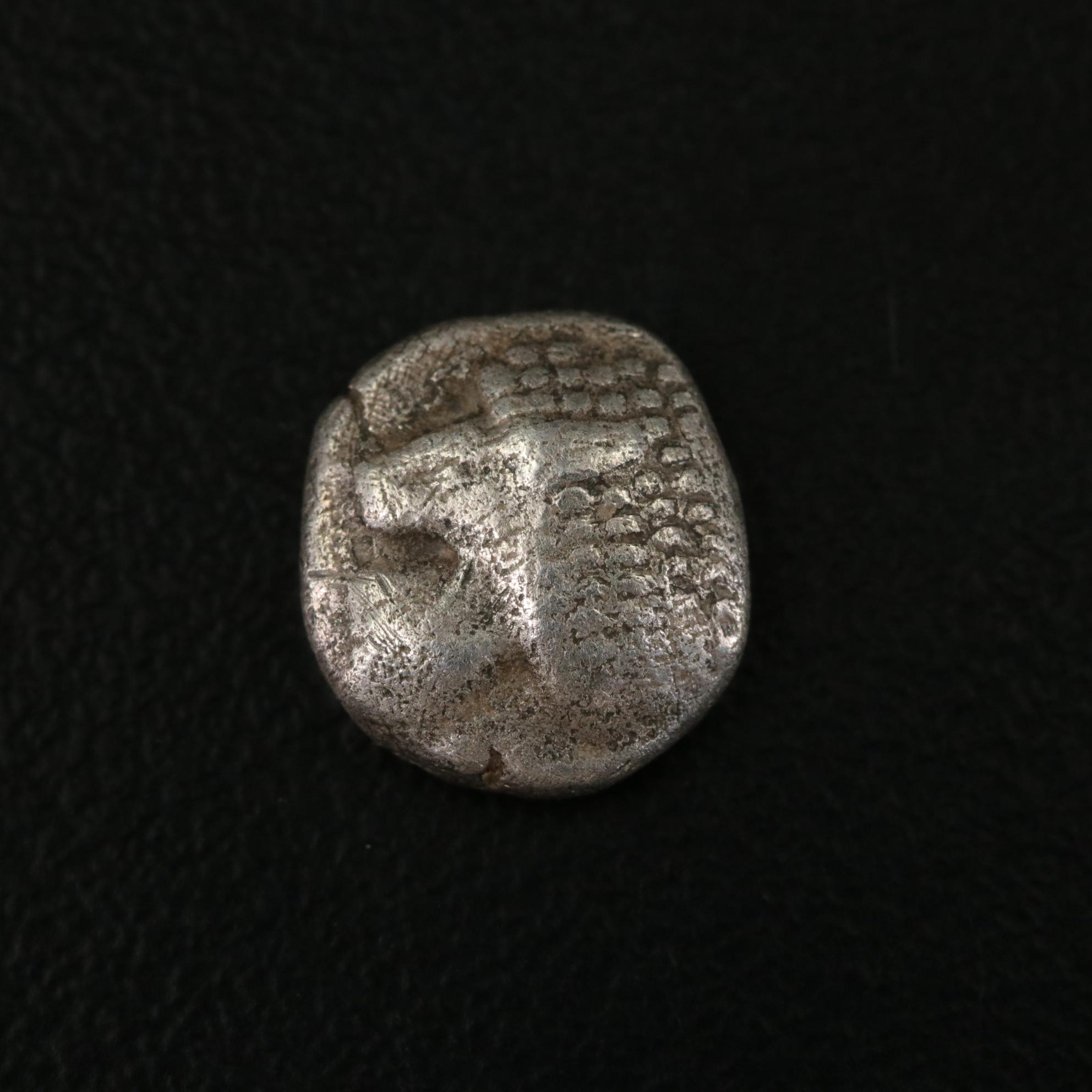 Ancient Ionia, Miletos AR Obol Coin, ca. 400 B.C.
