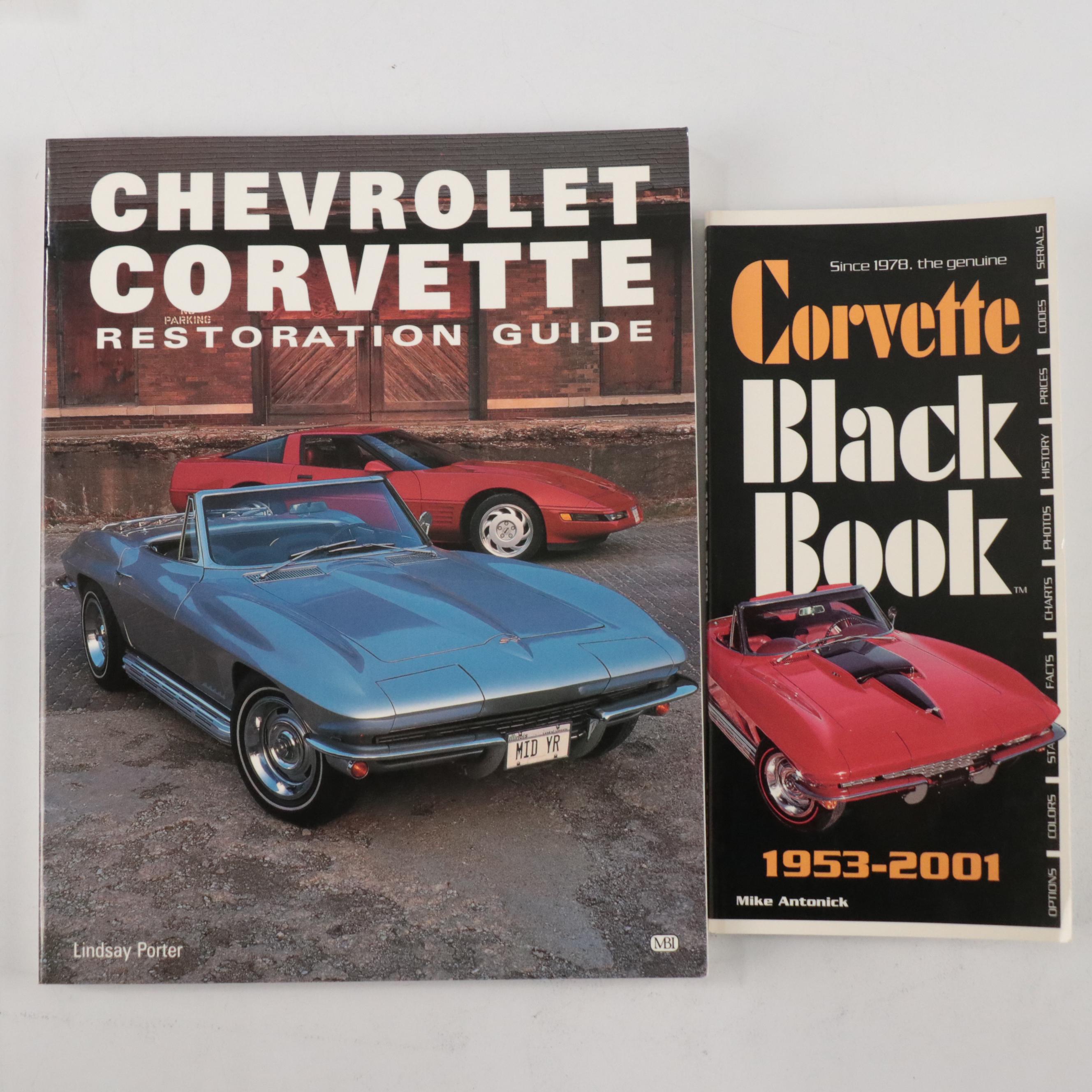 "Corvette Chronicle" by James M. Flammang & More Corvette Books with Wall Décor
